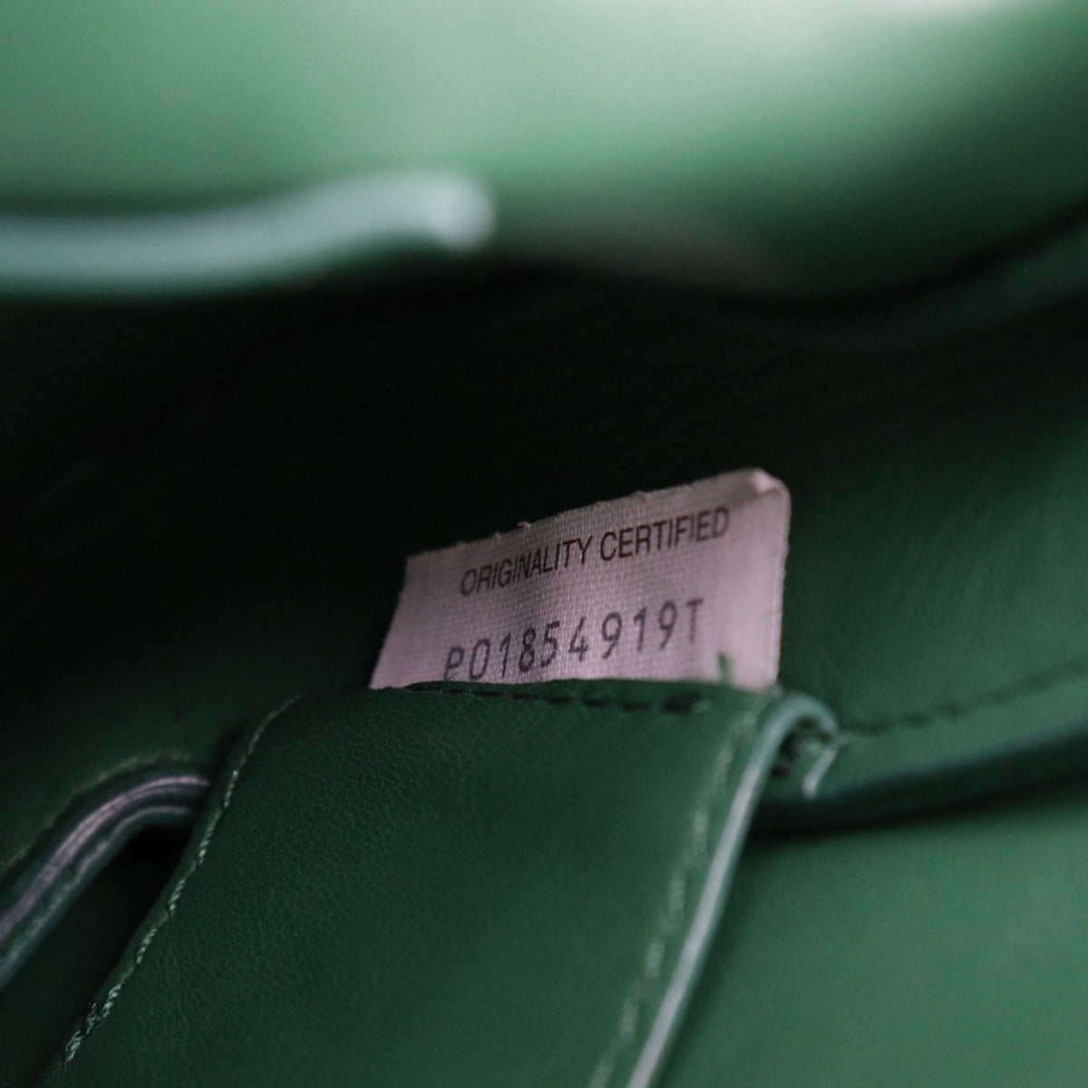 Bottega Veneta Green Leather Shoulder Bag (Pre-Owned)