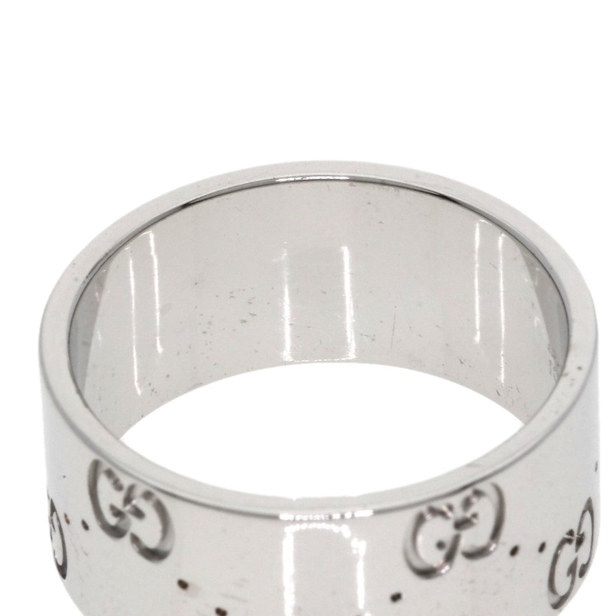 Gucci White Gold White Gold (18K) Band Ring (Pre-Owned)