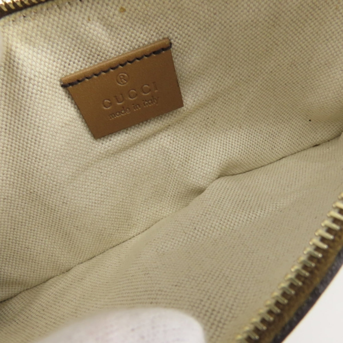 Gucci Brown Gg Canvas Pouch Tote Bag (Pre-Owned)