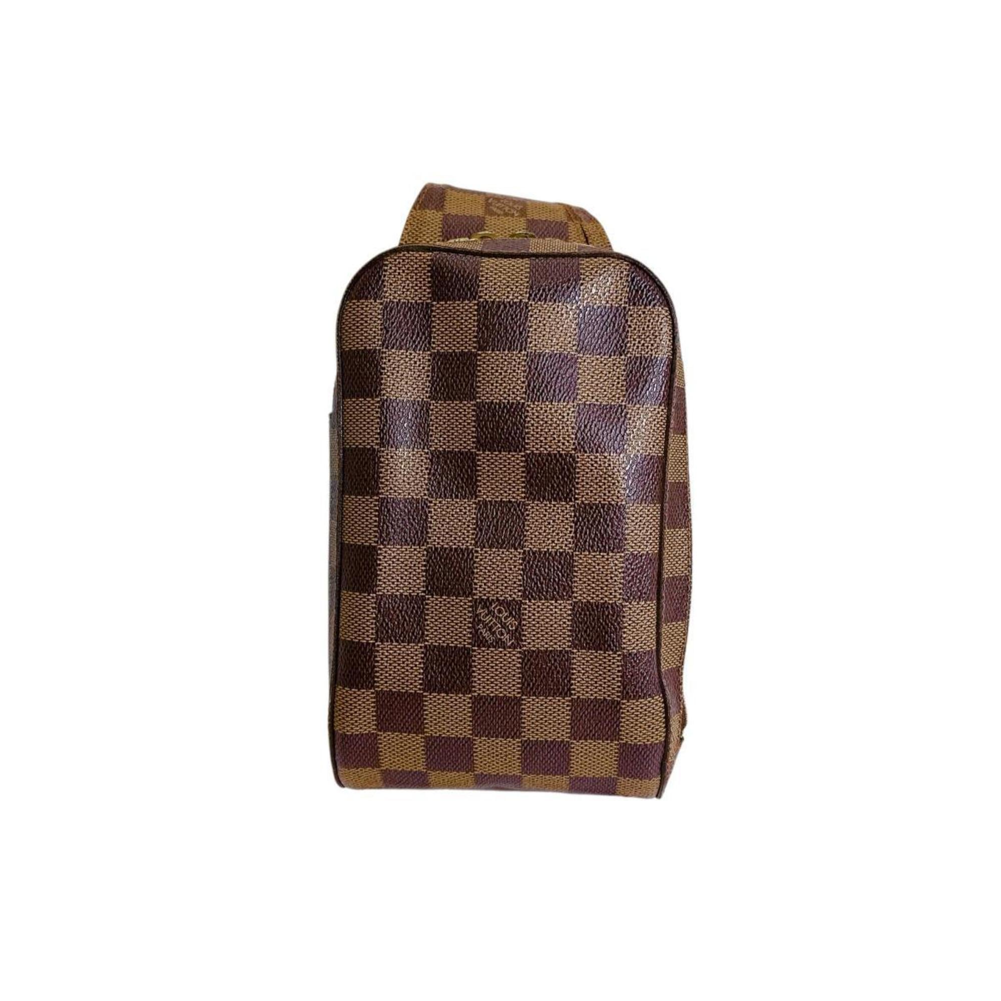 Louis Vuitton Damier Ebene Damier Canvas Fanny Pack Sling Bag (Pre-Owned)