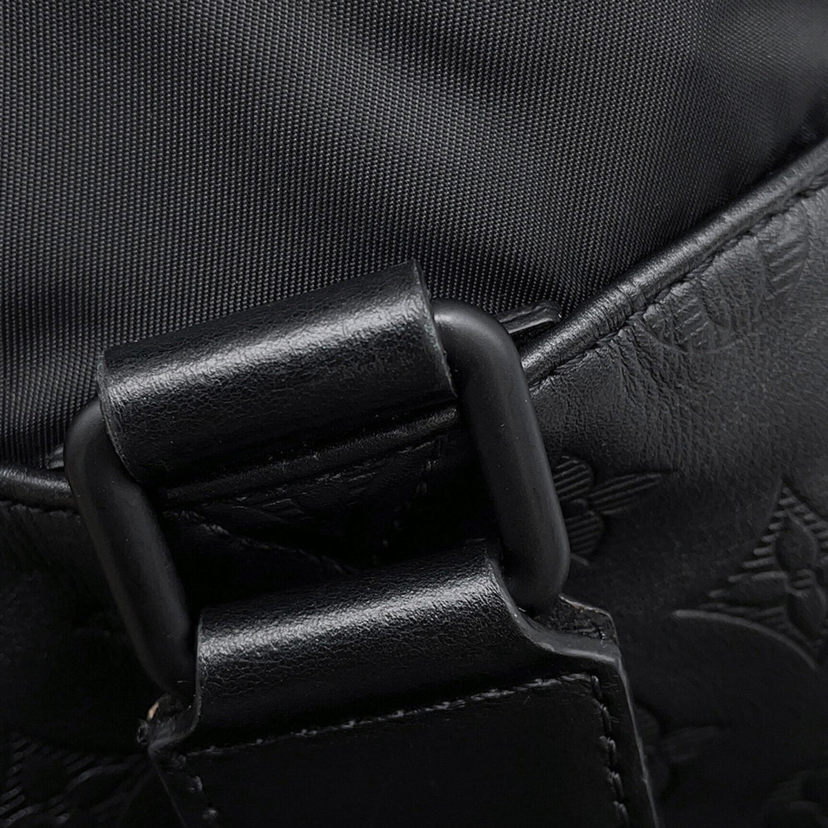 Louis Vuitton Black Monogram Noir Monogram Shadow Handbag Sling Bag (Pre-Owned)