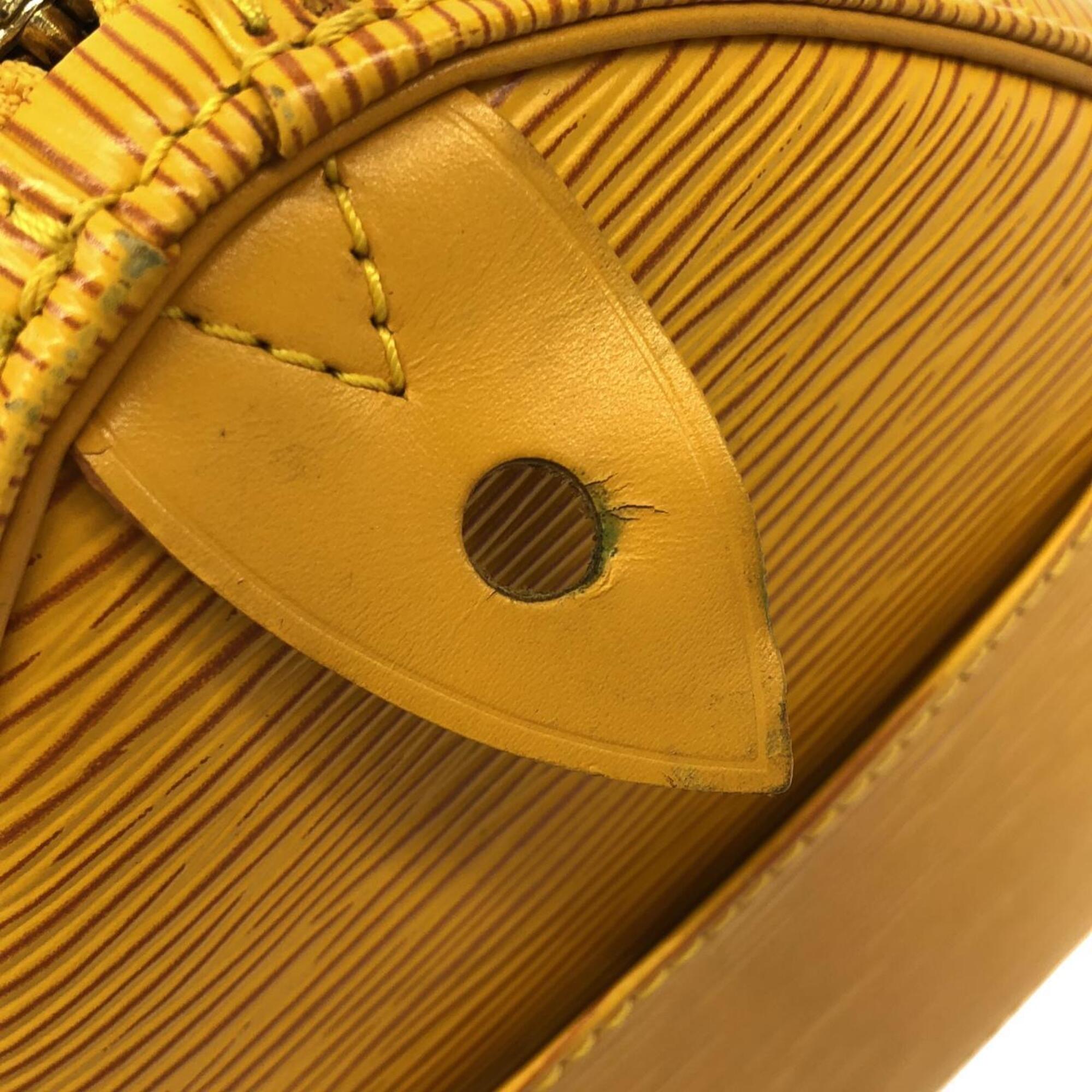 Louis Vuitton Yellow Leather Boston Bag (Pre-Owned)