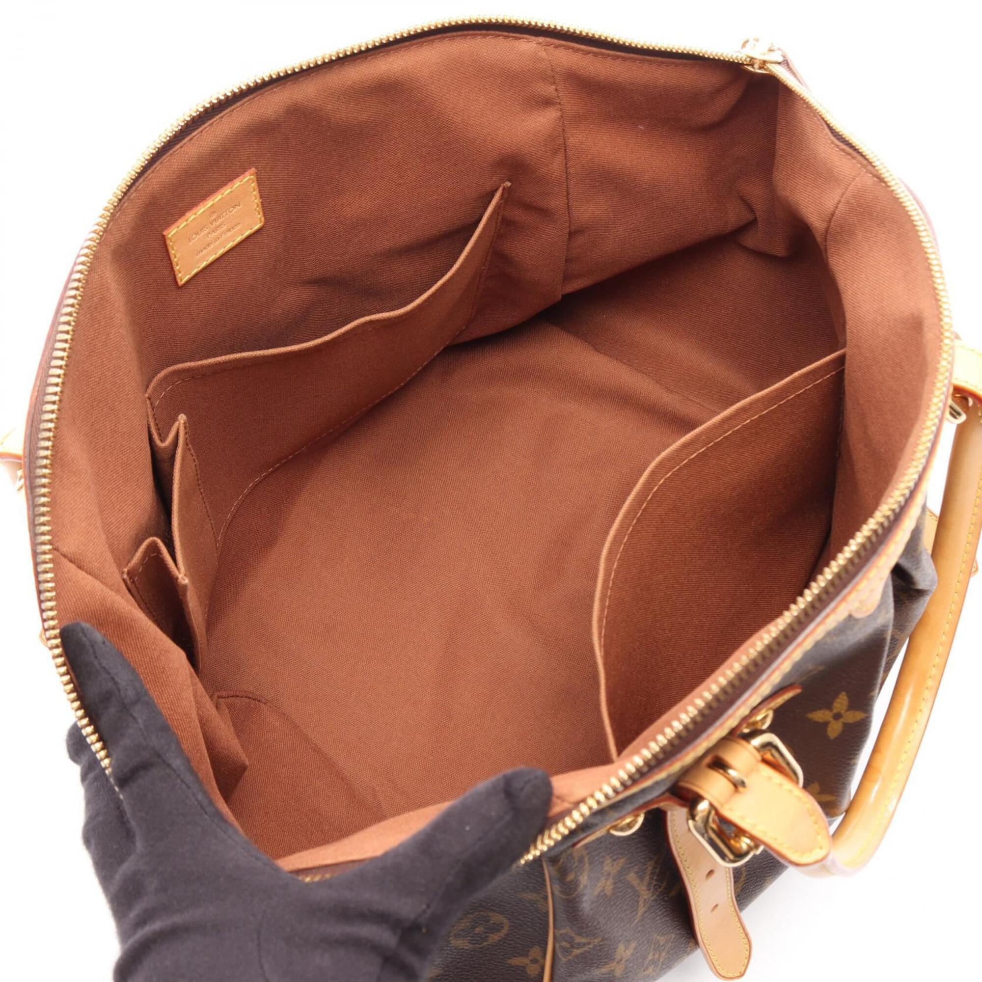 Louis Vuitton Brown Pvc Leather Handbag (Pre-Owned)