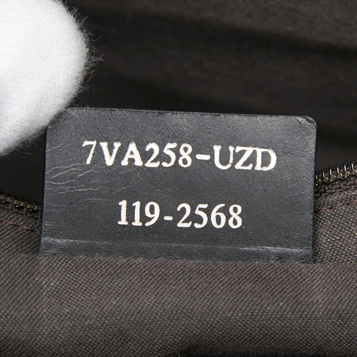 Fendi Black Gray Pvc Shoulder Bag (Pre-Owned)