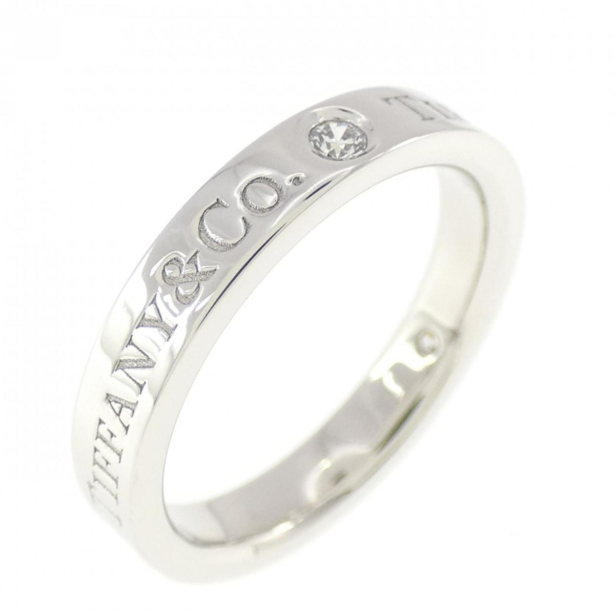 Tiffany Platinum Band Ring (Pre-Owned)