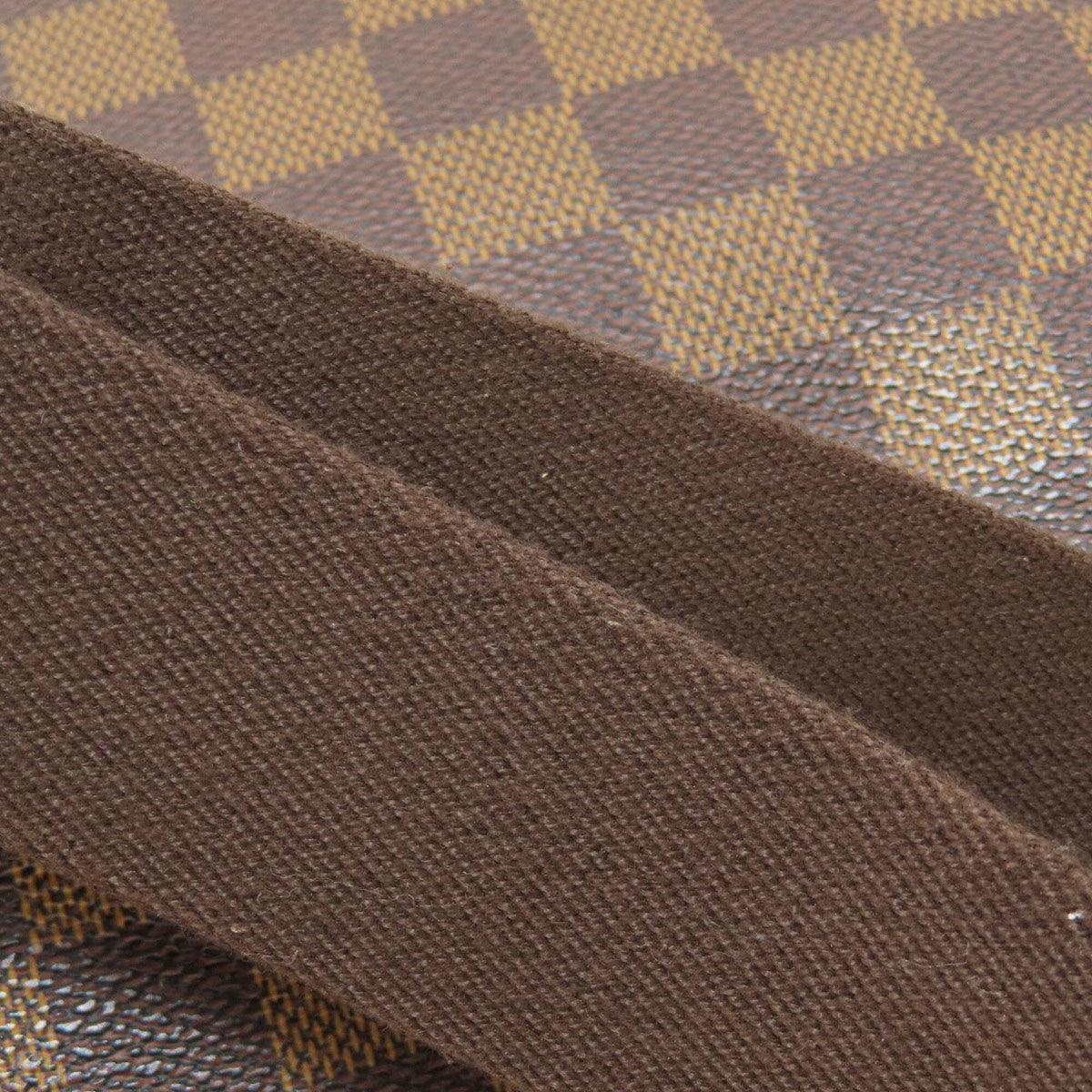 Louis Vuitton Brown Damier Canvas Ebene Damier Canvas Shoulder Bag (Pre-Owned)
