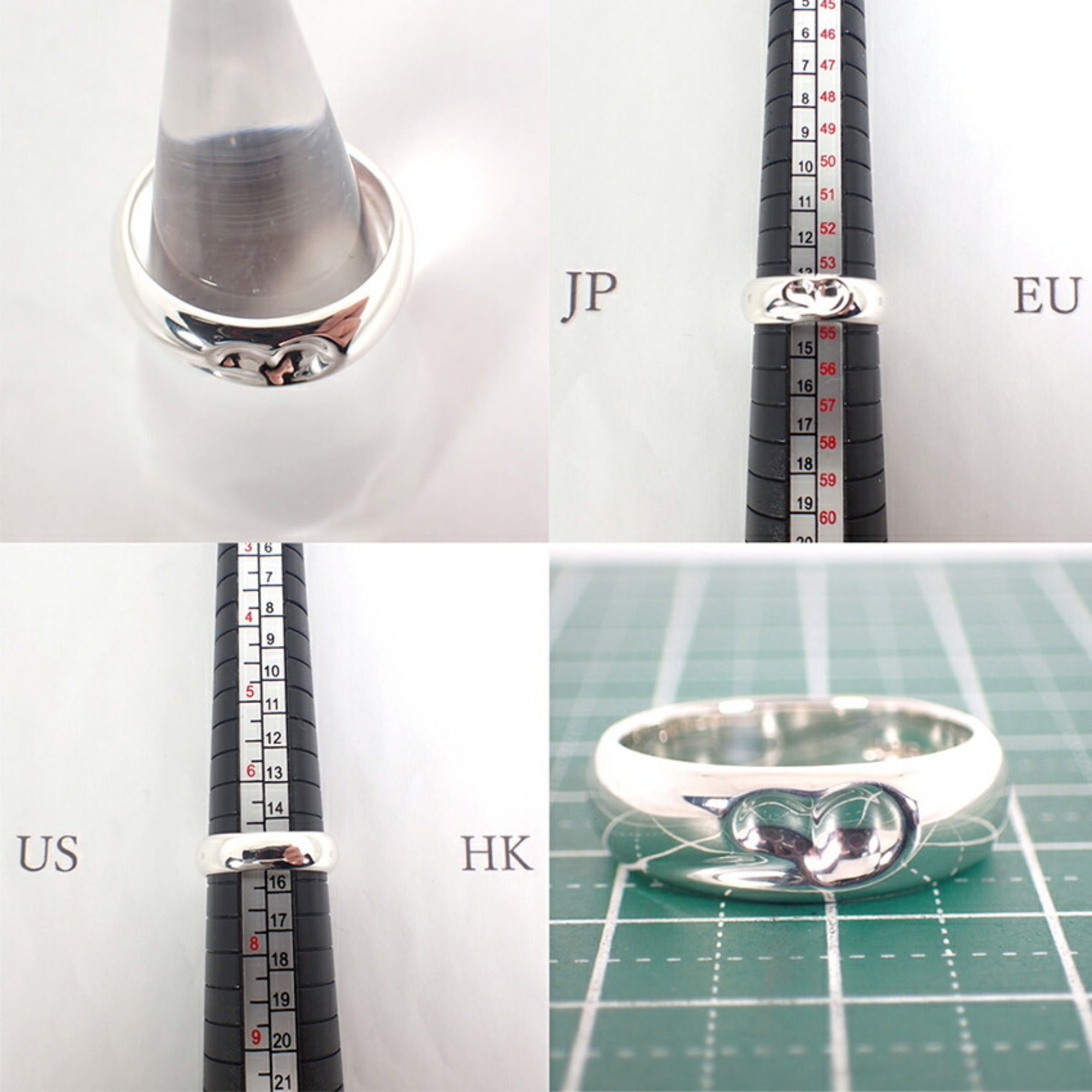 Tiffany Sterling Silver 925 Band Ring (Pre-Owned)