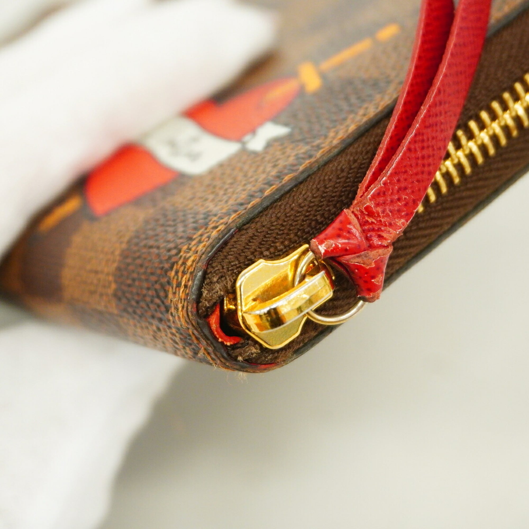 Louis Vuitton Cerise Ebene Long Wallet (Bi-Fold) (Pre-Owned)