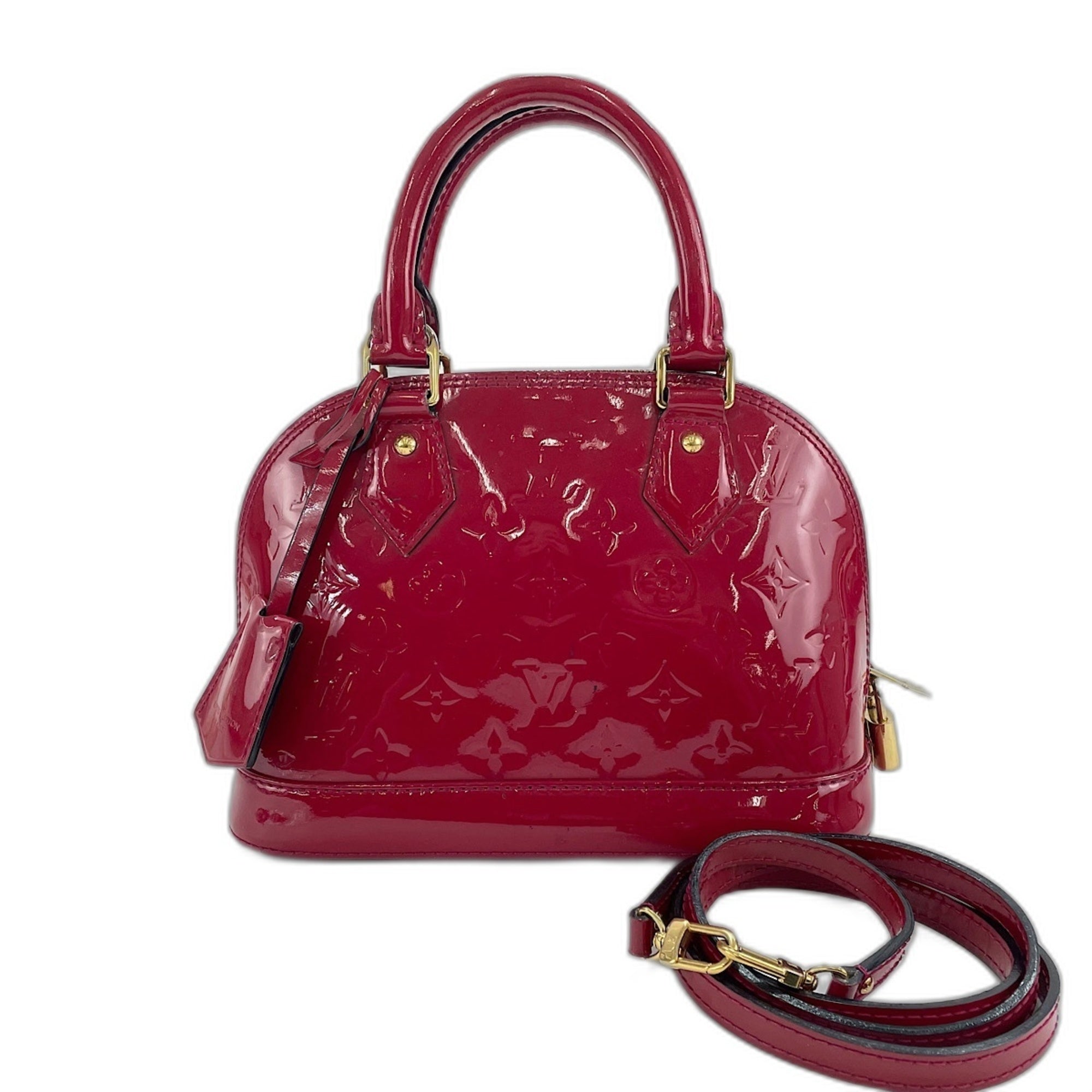 Louis Vuitton Red Color Handbag (Pre-Owned)