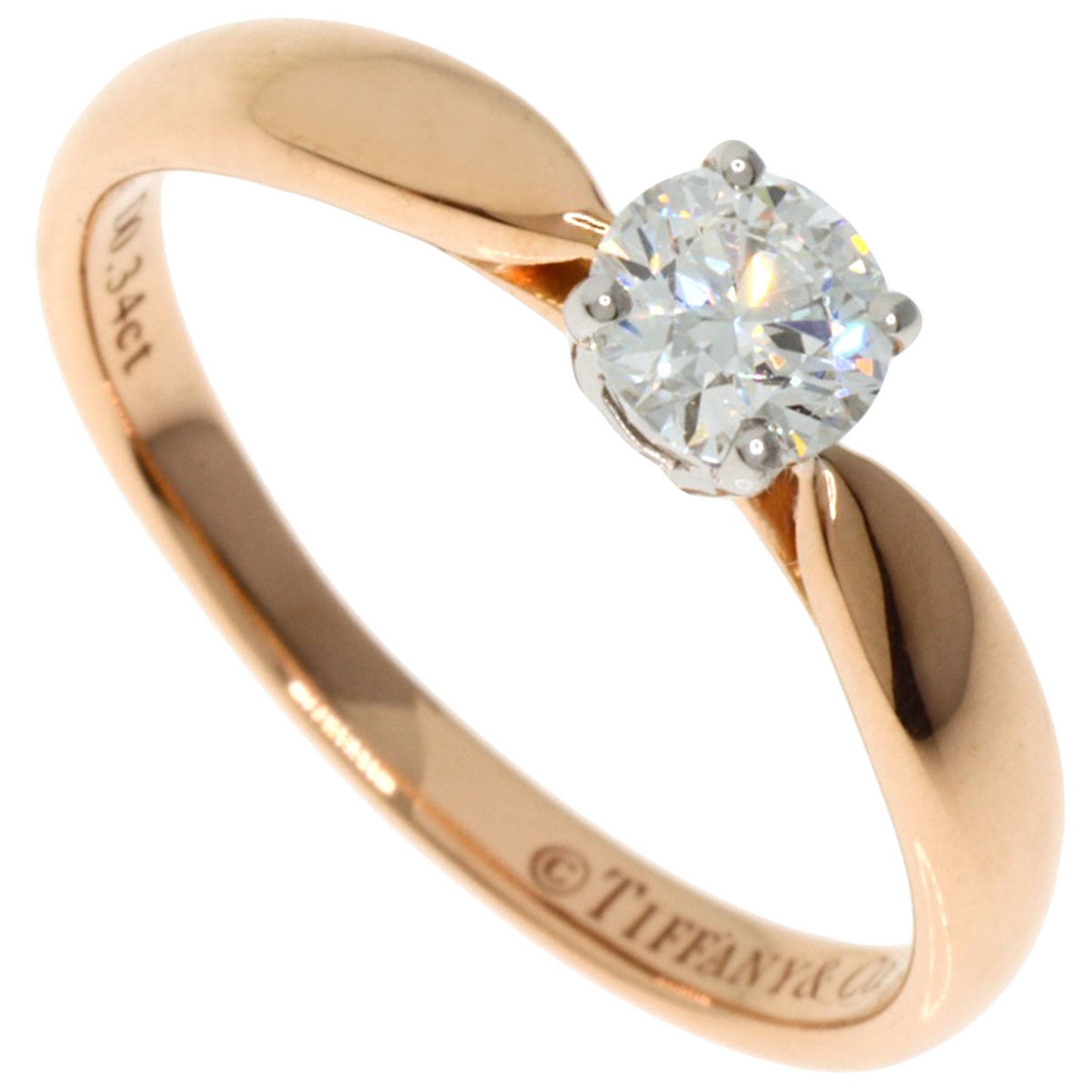 Tiffany Pink Gold Pink Gold (18K) Band Ring (Pre-Owned)