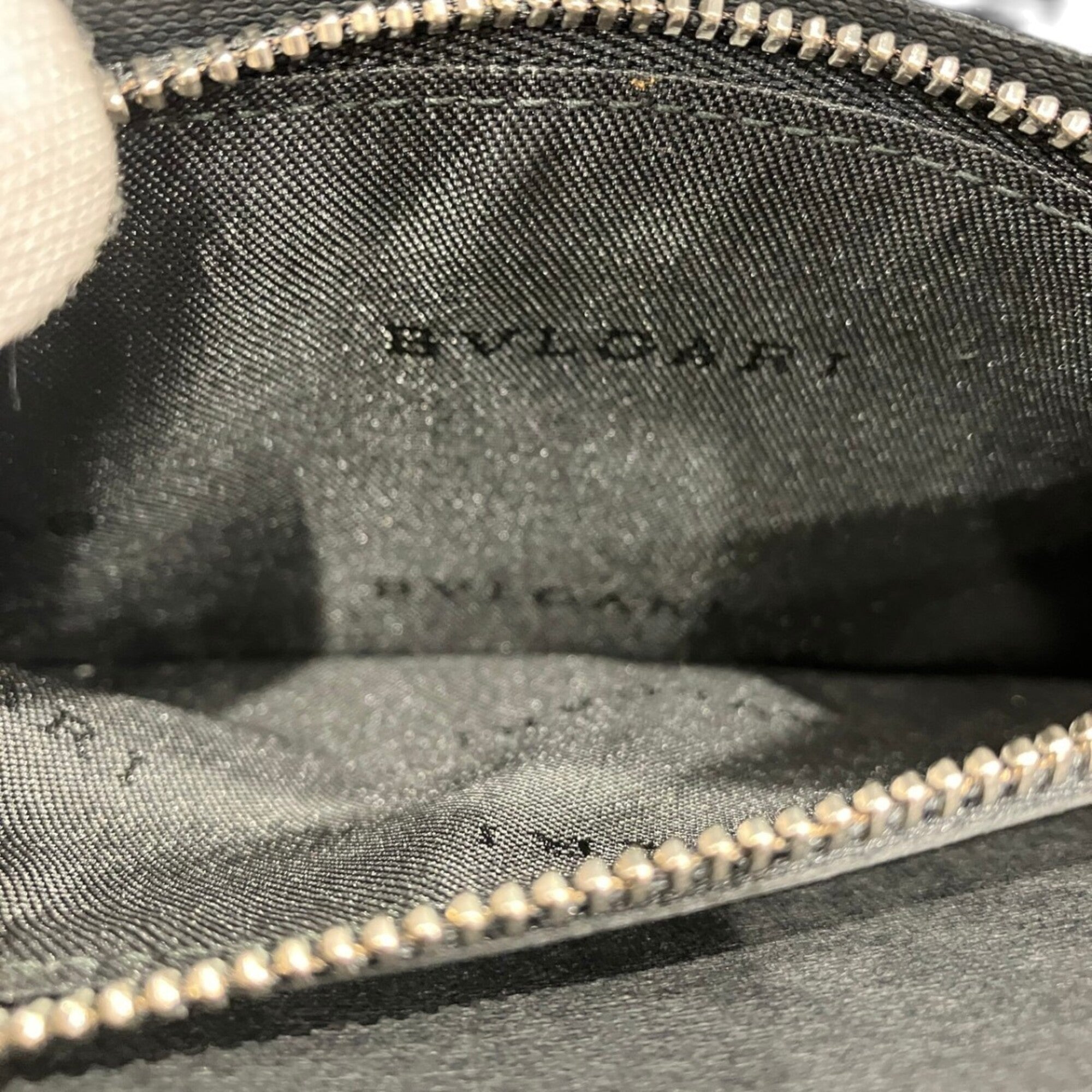 Bvlgari Weekend Gray Pvc Leather Long Wallet (Bi-Fold) (Pre-Owned)