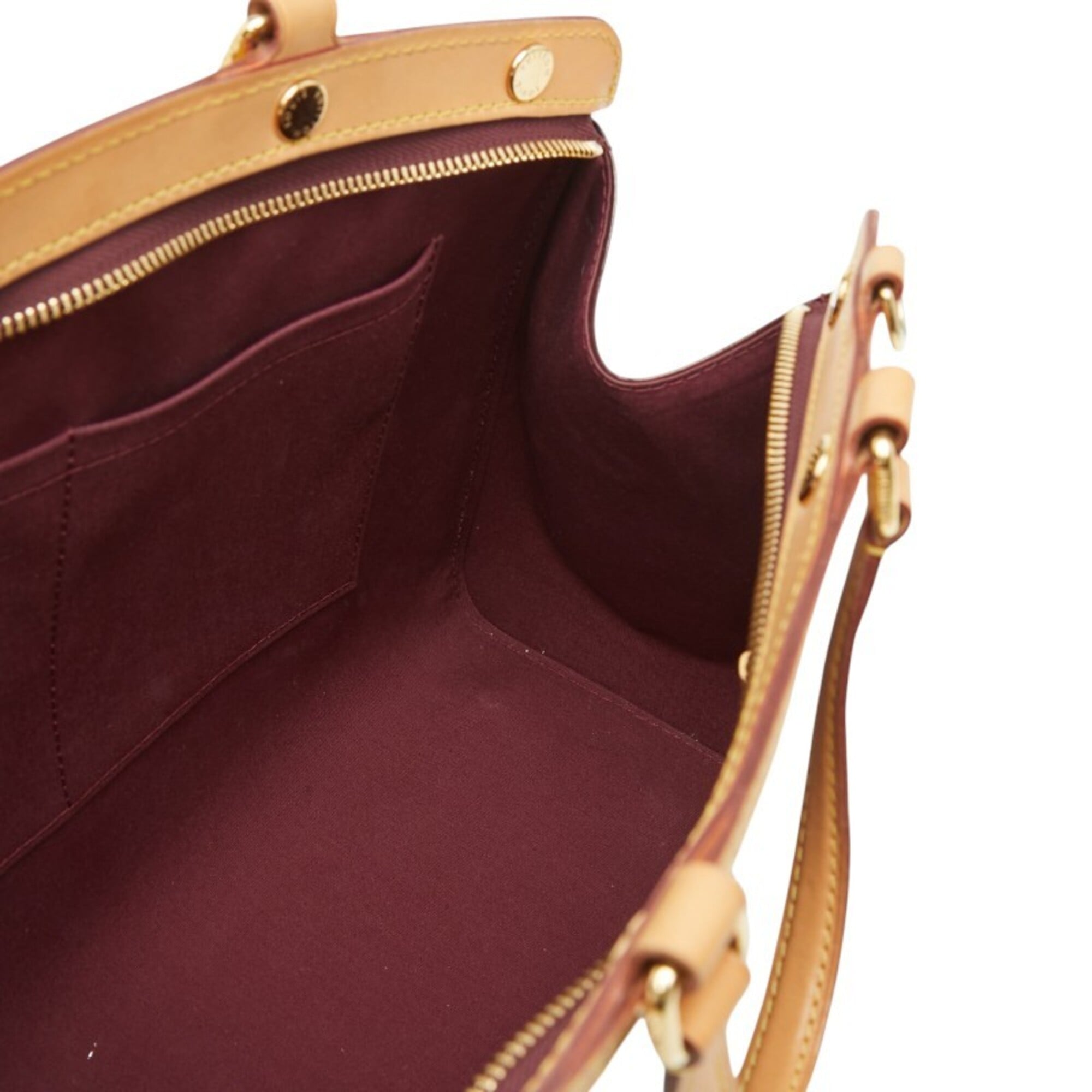 Louis Vuitton Rouge Fauviste Patent Leather Handbag Shoulder Bag (Pre-Owned)