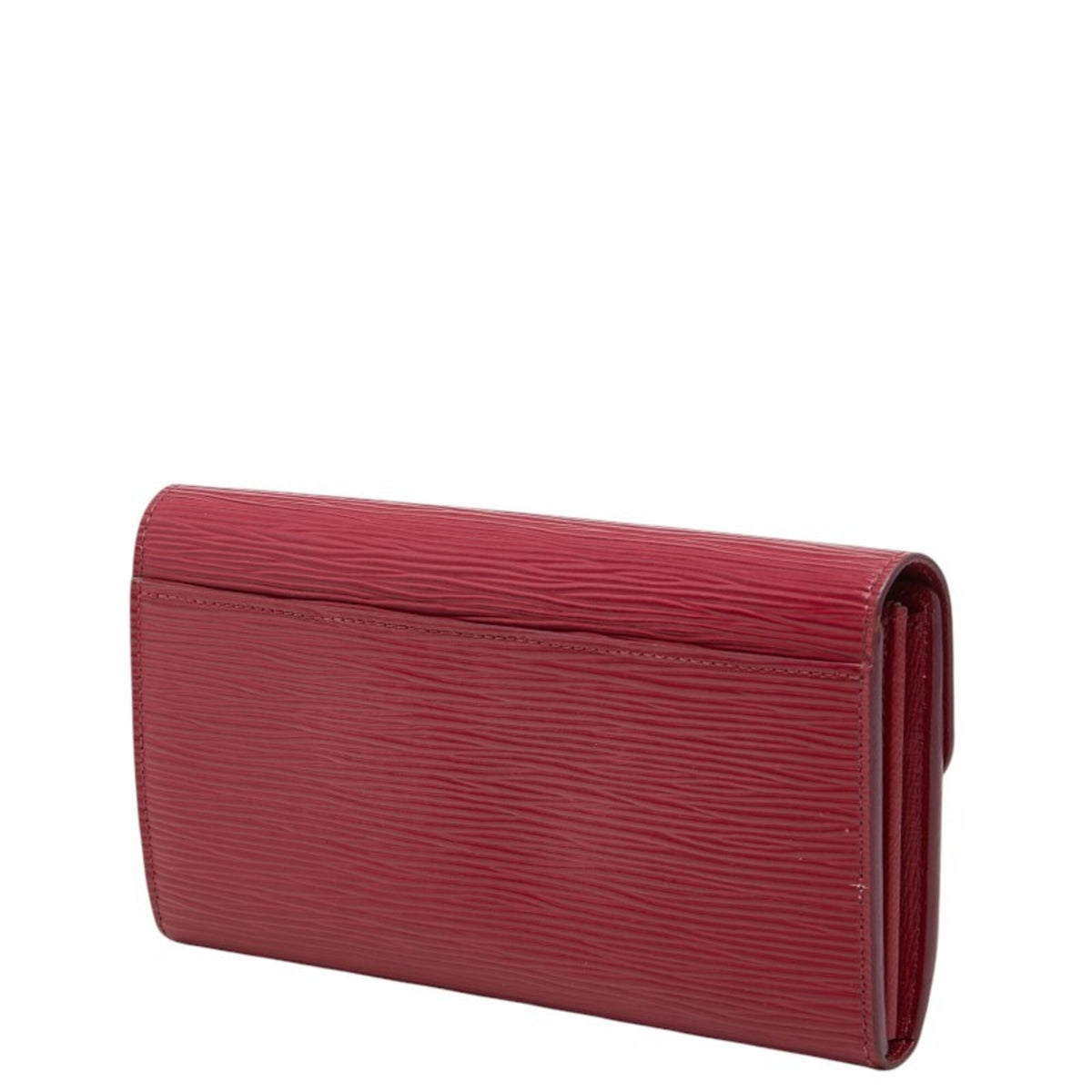 Louis Vuitton Fuchsia Pink Leather Long Wallet (Bi-Fold) (Pre-Owned)