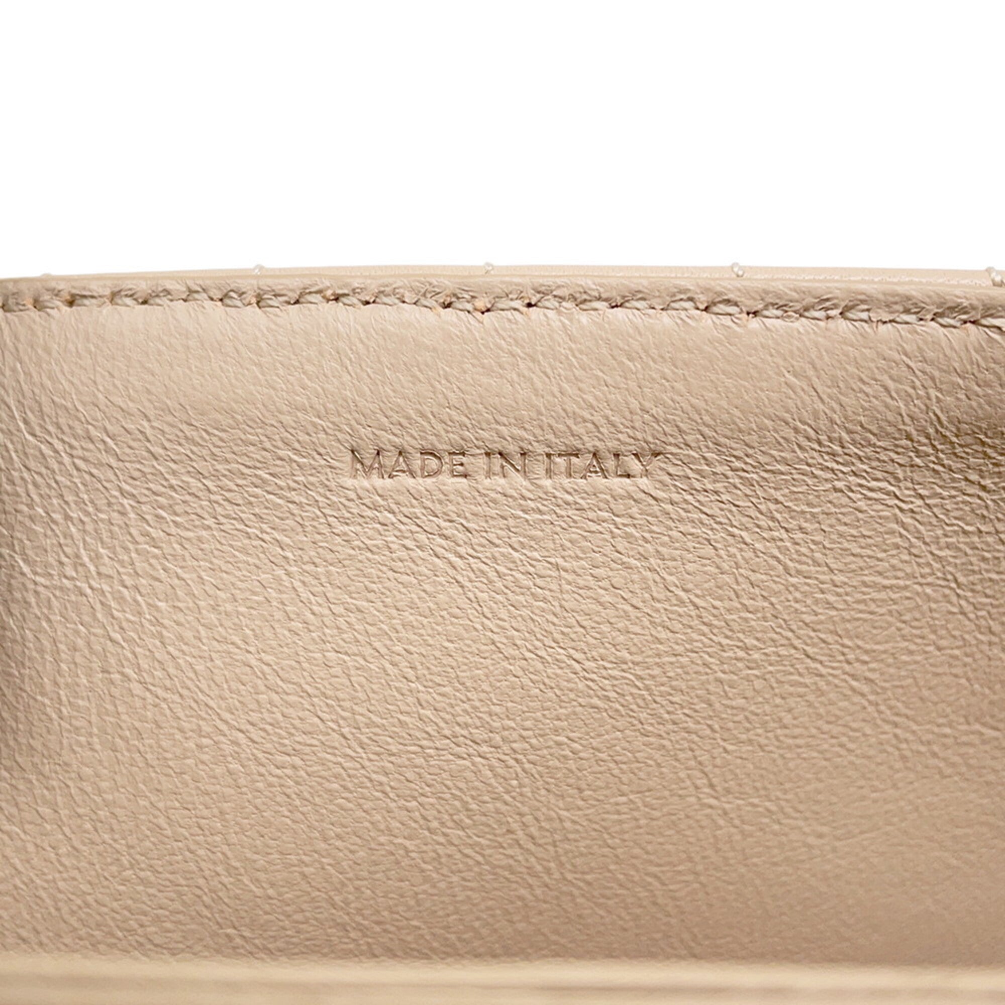 Celine Beige Leather Handbag Shoulder Bag (Pre-Owned)