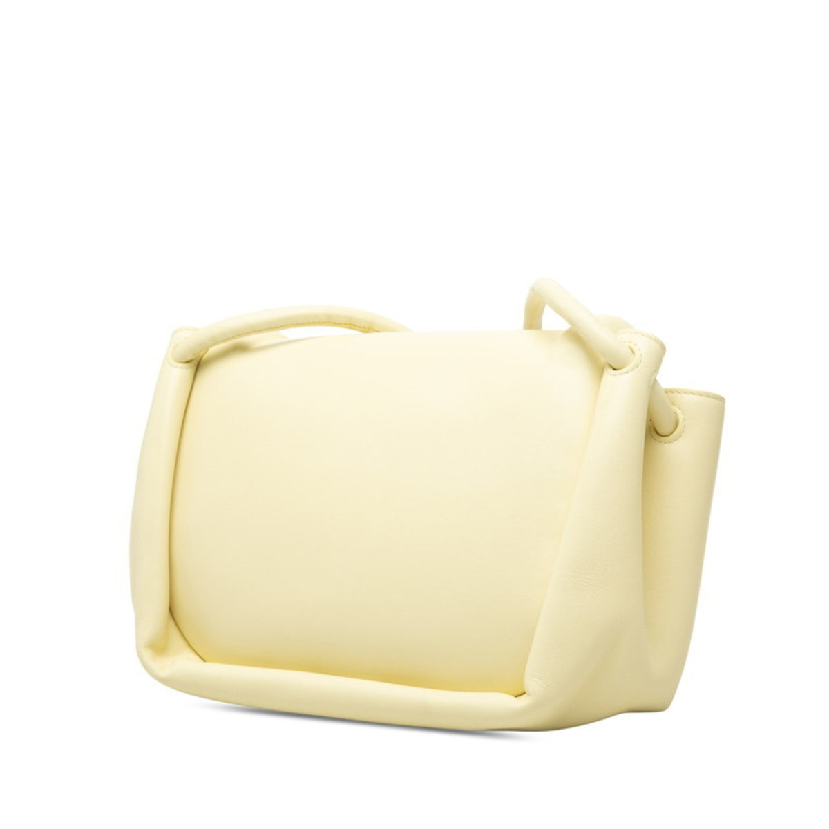 Bottega Veneta Yellow Leather Shoulder Bag (Pre-Owned)