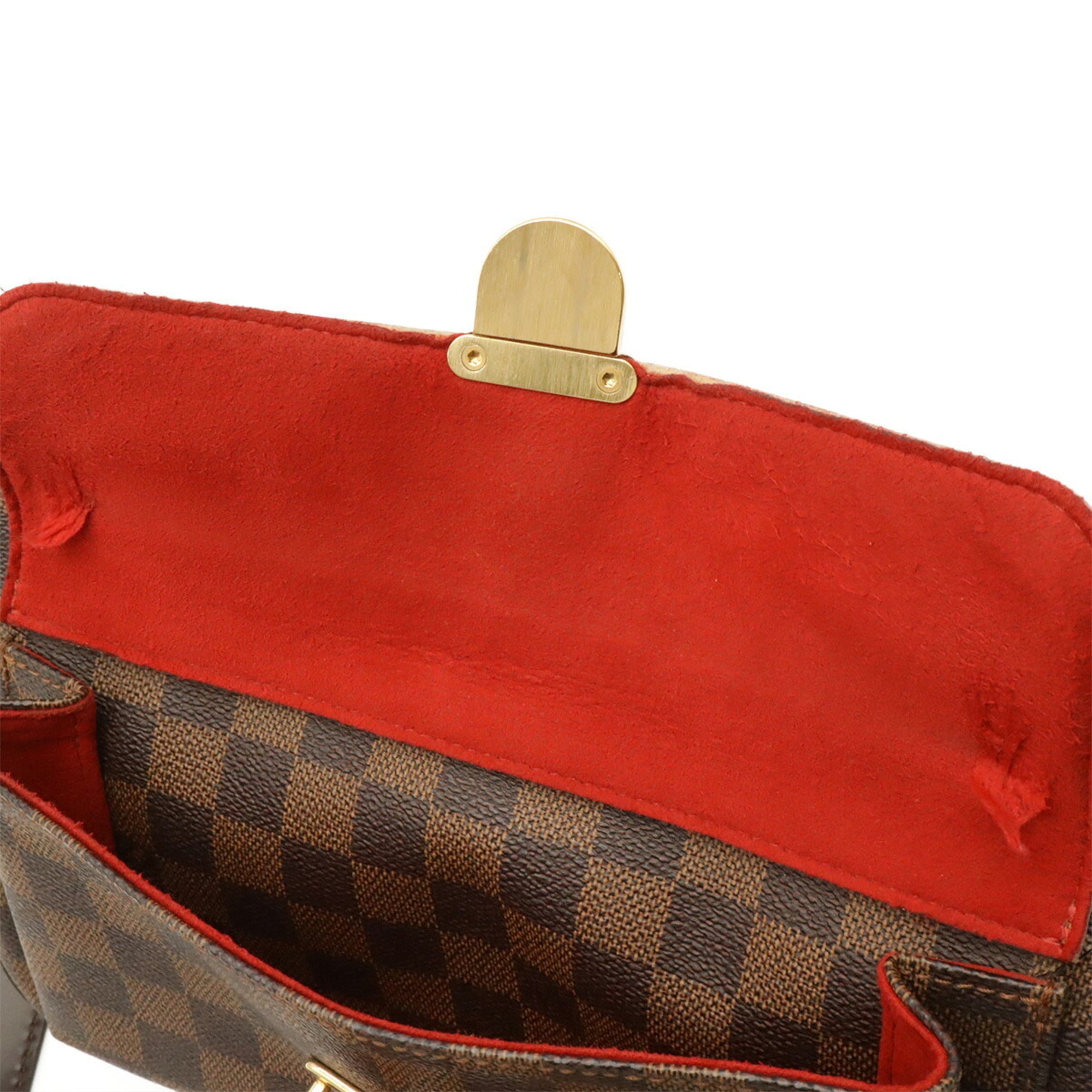 Louis Vuitton Brown Damier Canvas Galle Pvc Shoulder Bag (Pre-Owned)