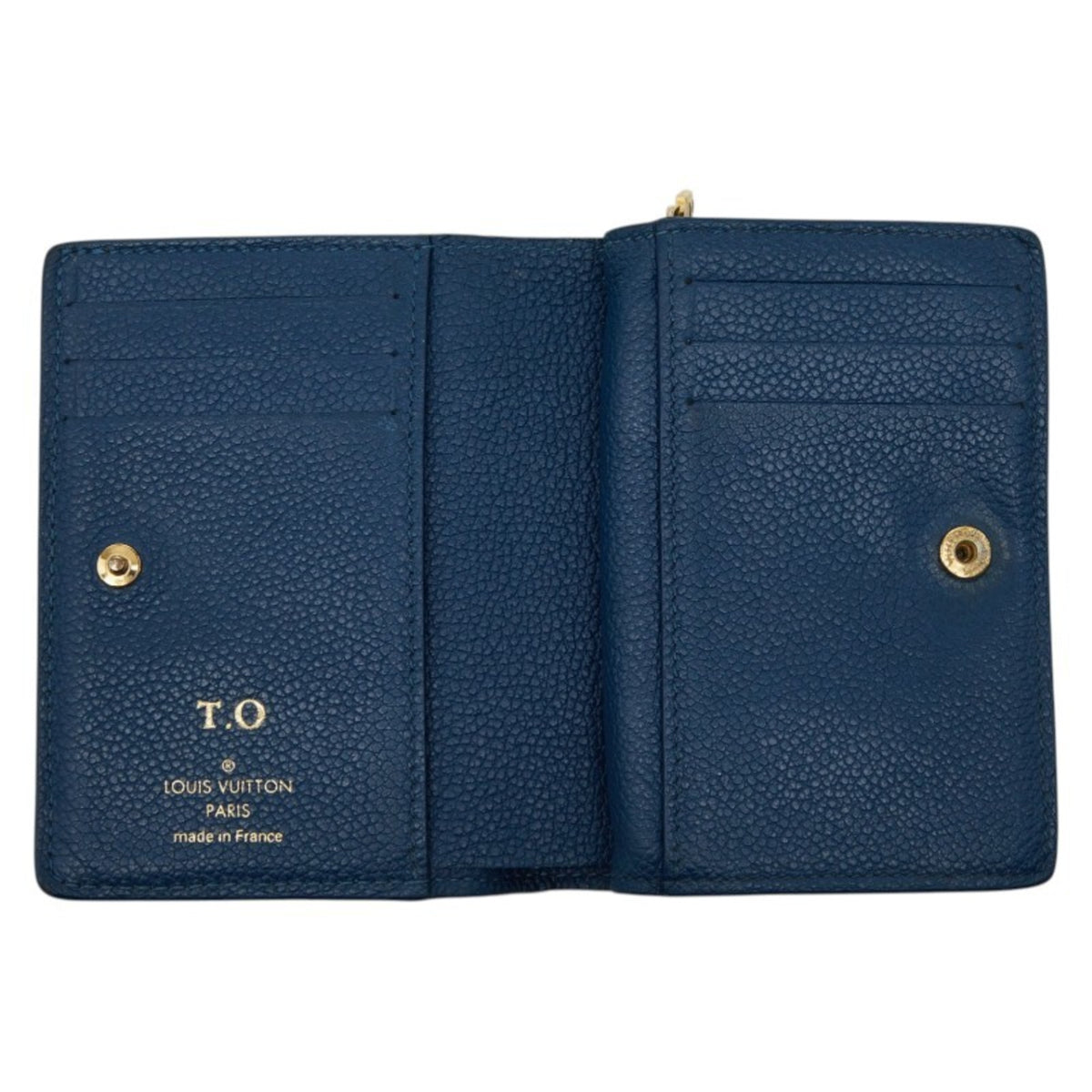 Louis Vuitton Blue White Leather Wallet (Bi-Fold) (Pre-Owned)