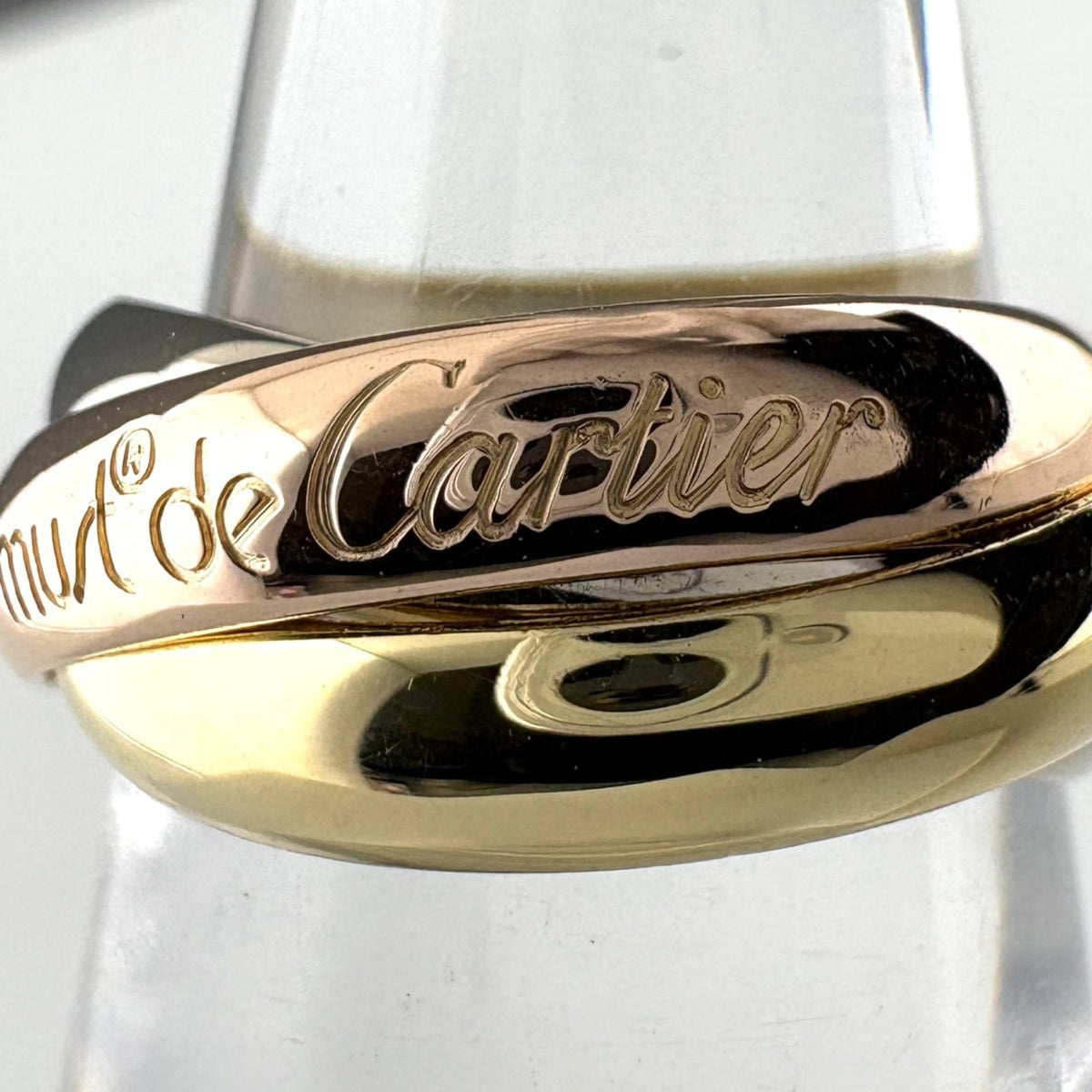Cartier Yellow Gold (18K) Pink Gold (18K) White Gold (18K) Band Ring (Pre-Owned)