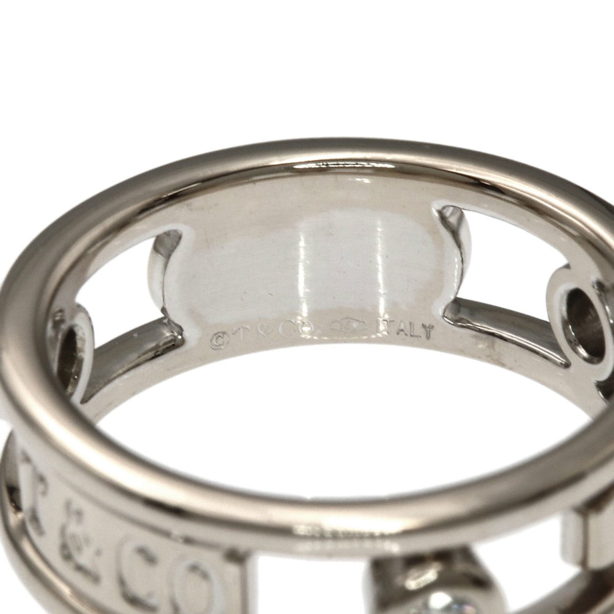 Tiffany White Gold (18K) Band Ring (Pre-Owned)