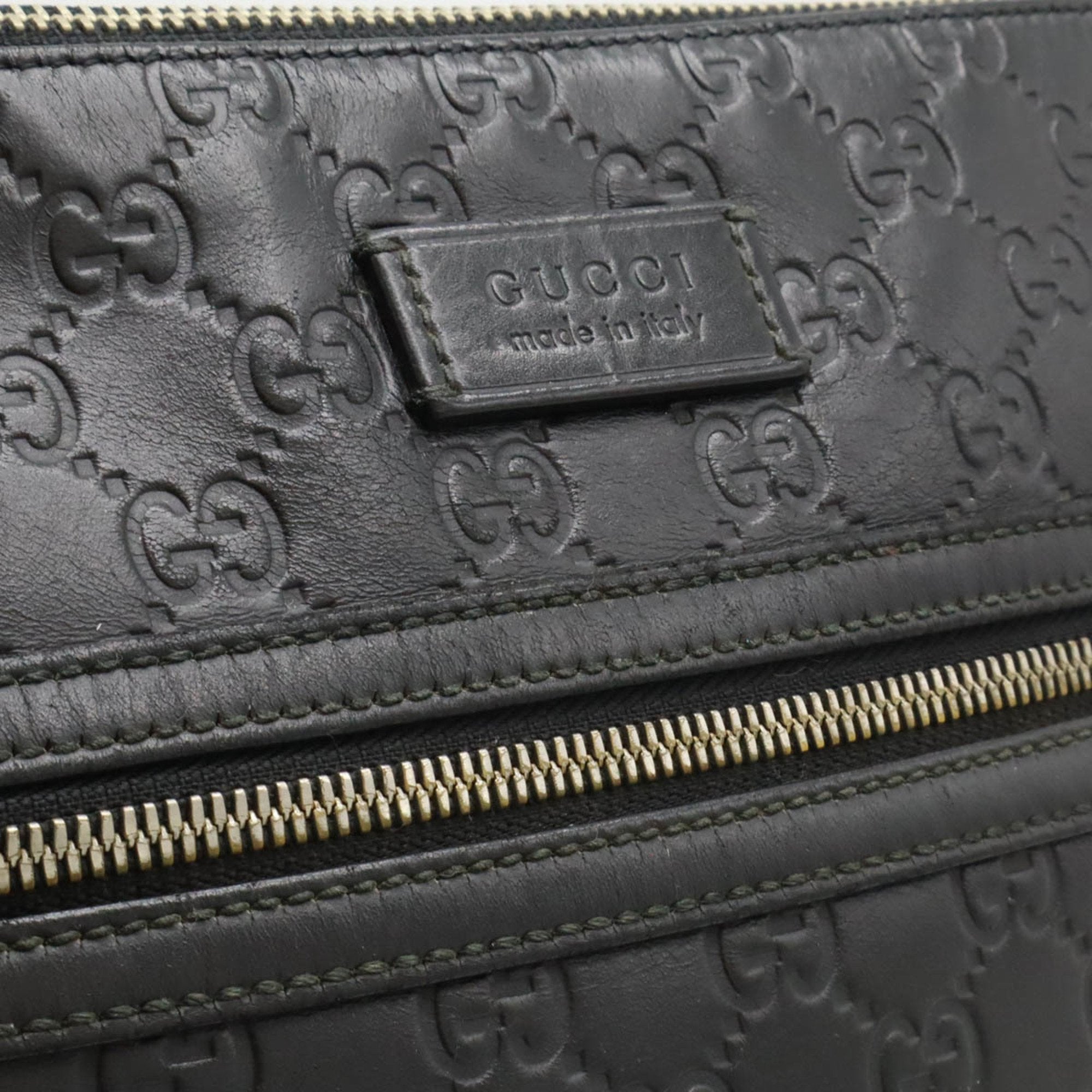 Gucci Black Leather Shoulder Bag (Pre-Owned)