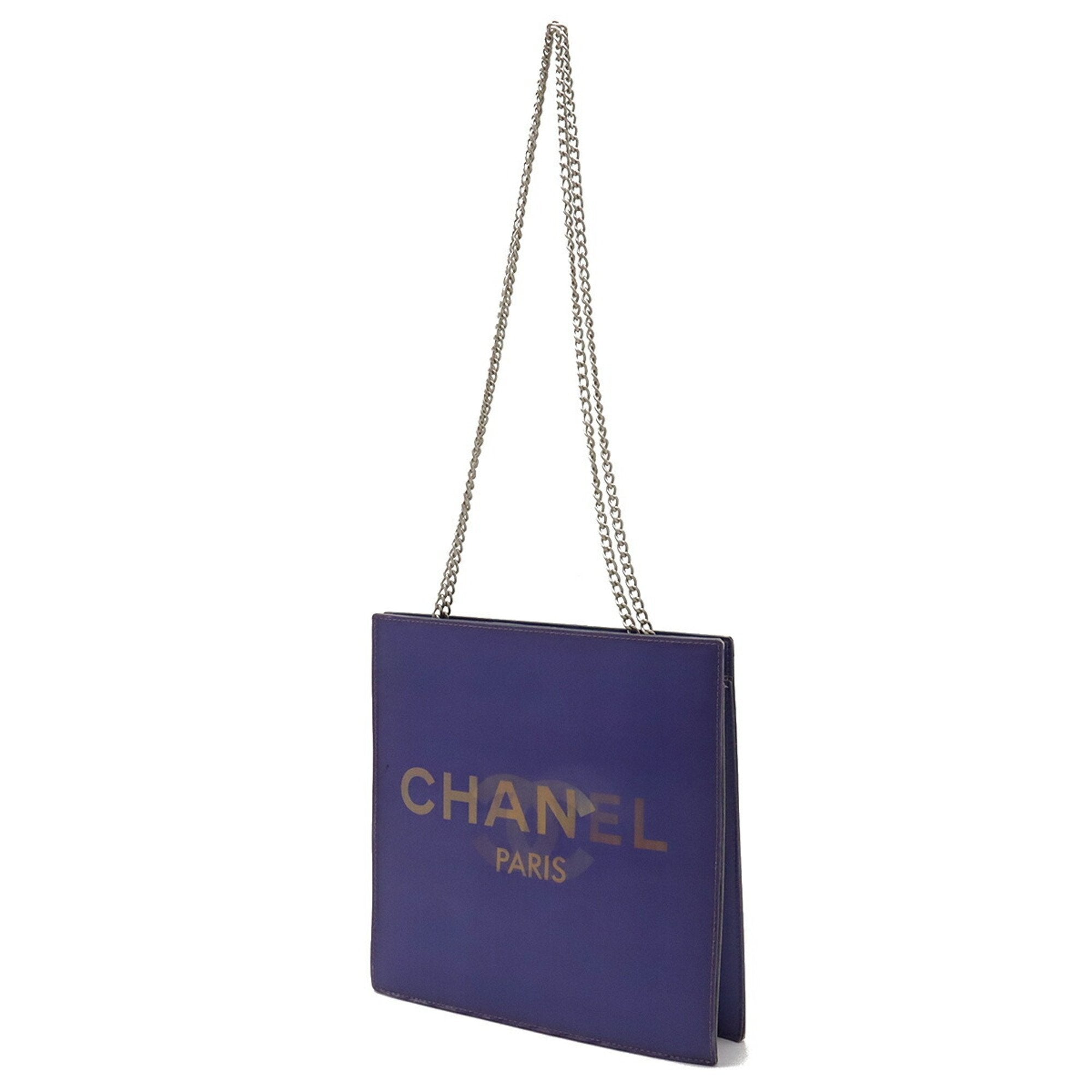 Chanel Purple Vinyl Shoulder Bag (Pre-Owned)