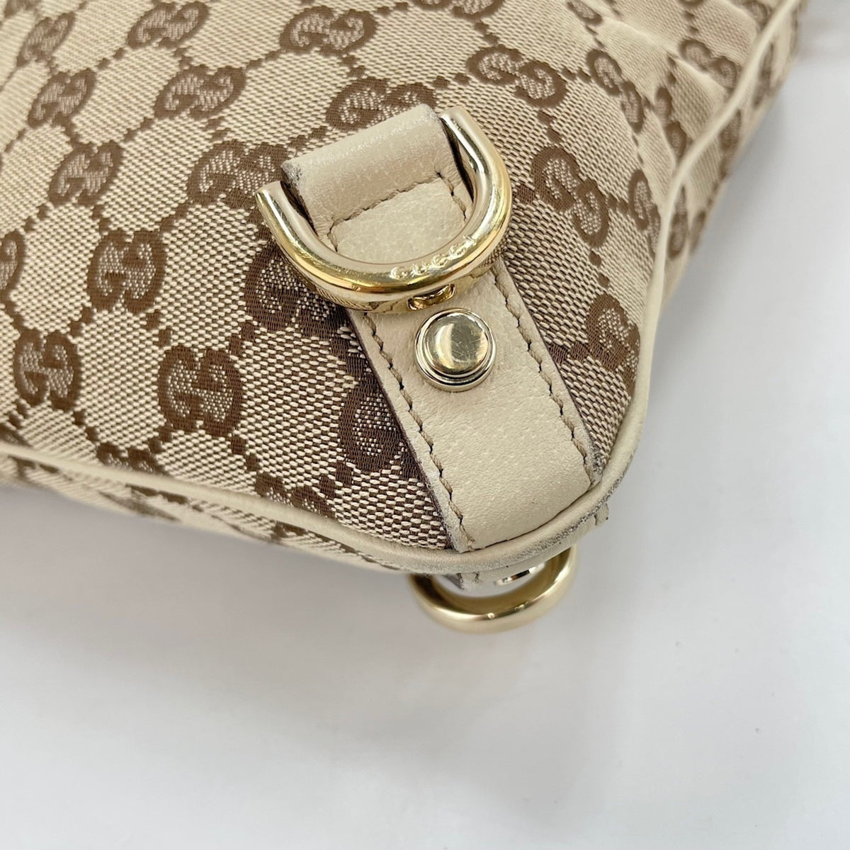 Gucci Abbey Beige Shoulder Bag (Pre-Owned)