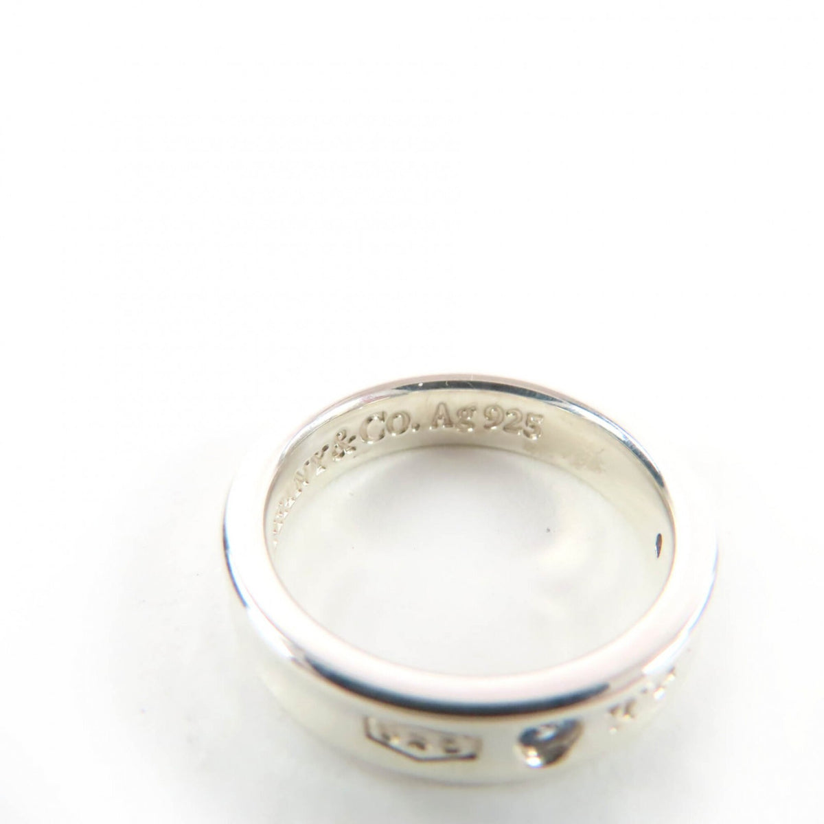 Tiffany Silver Silver 925 Band Ring (Pre-Owned)