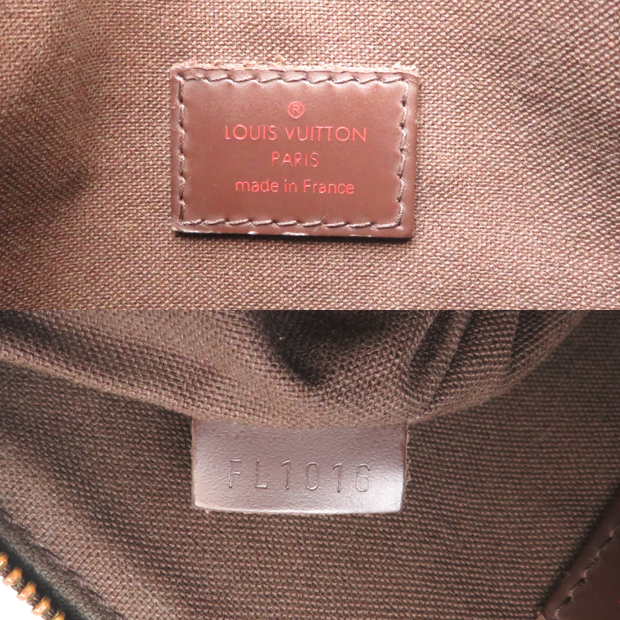 Louis Vuitton Brown Damier Azur Pochette Shoulder Bag (Pre-Owned)