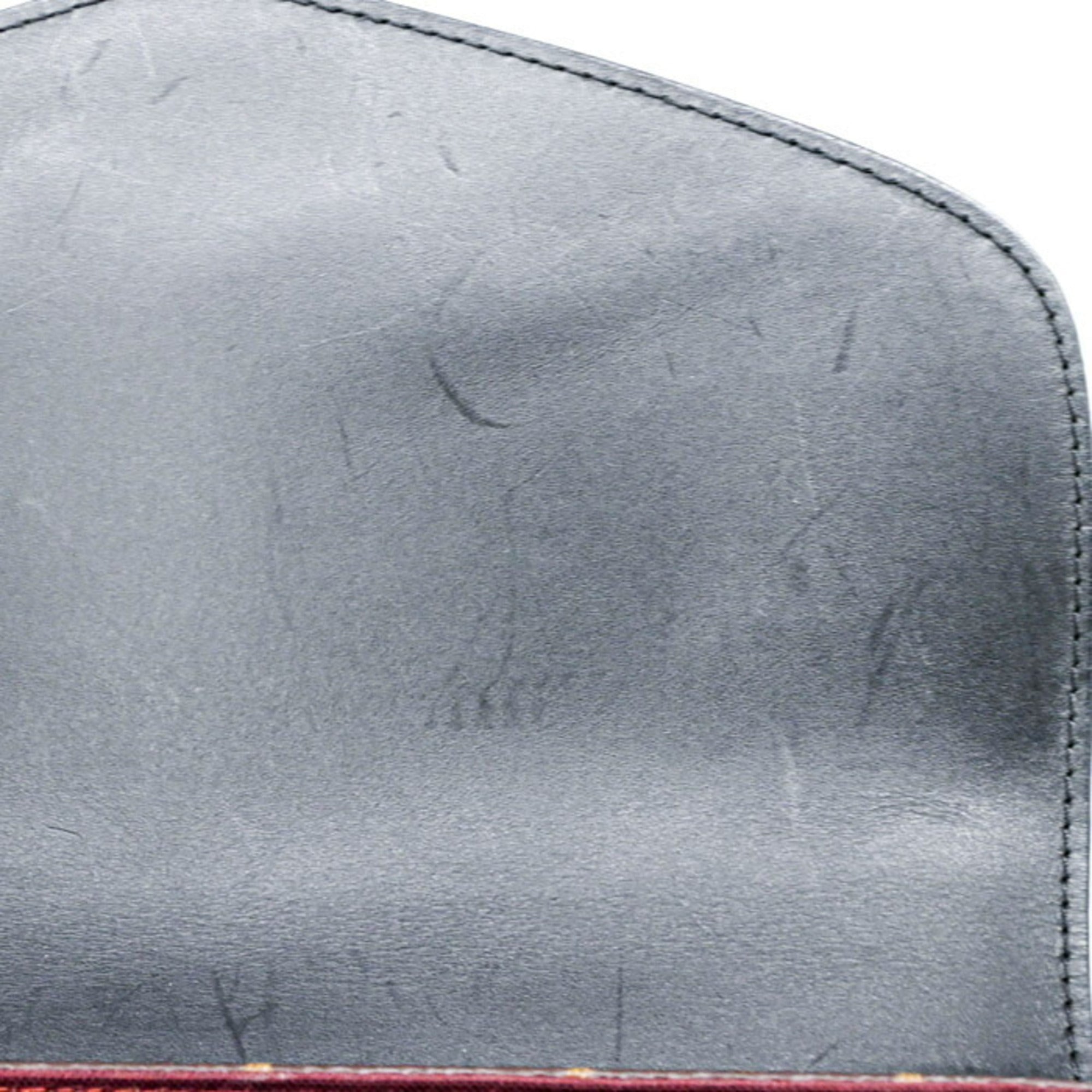 Louis Vuitton Black Brown Monogram Monogram Leather Backpack (Pre-Owned)