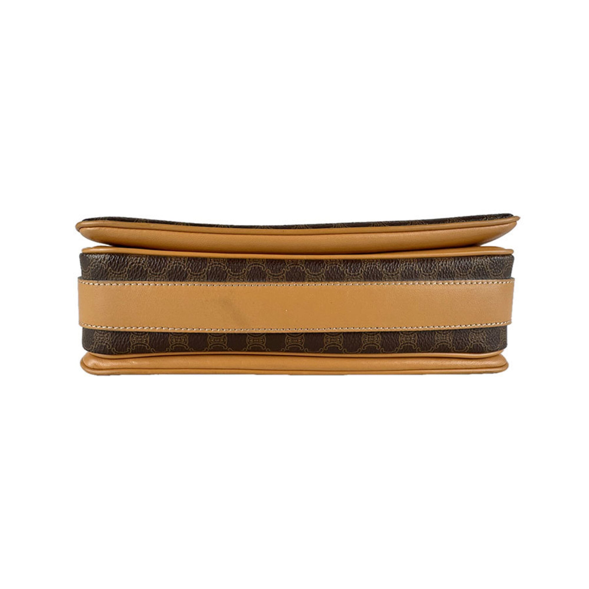 Celine Brown Pvc Leather Shoulder Bag (Pre-Owned)
