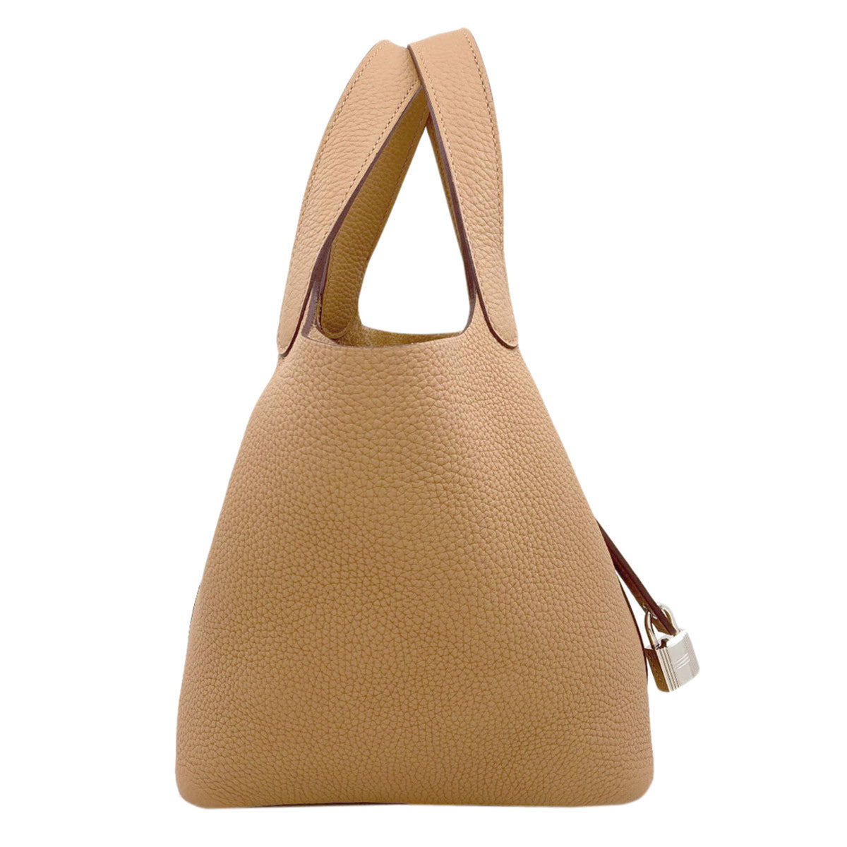 Hermes Brown Taurillon Clemence Leather Handbag (Pre-Owned)