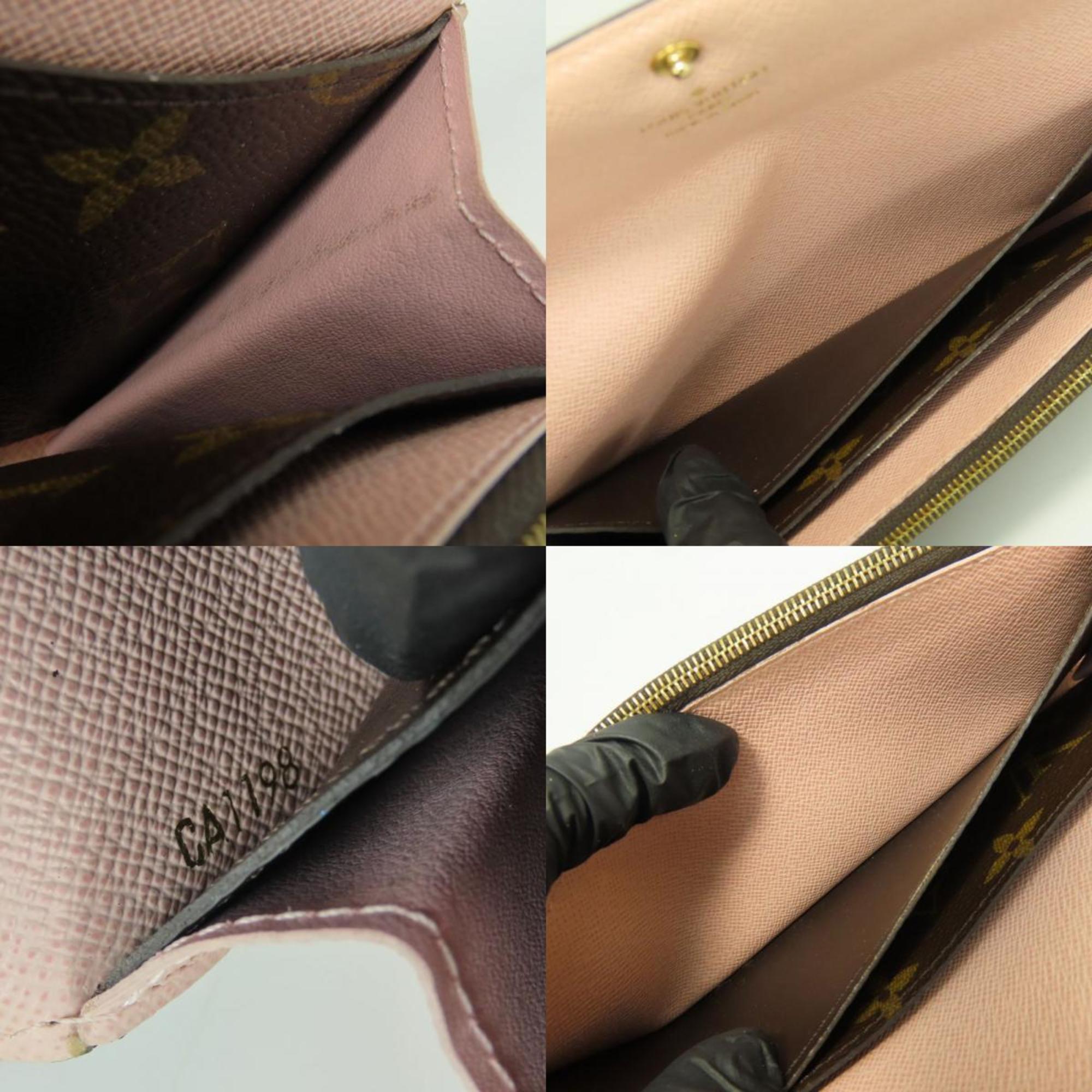 Louis Vuitton Brown Rose Ballerine Monogram Long Wallet (Bi-Fold) (Pre-Owned)