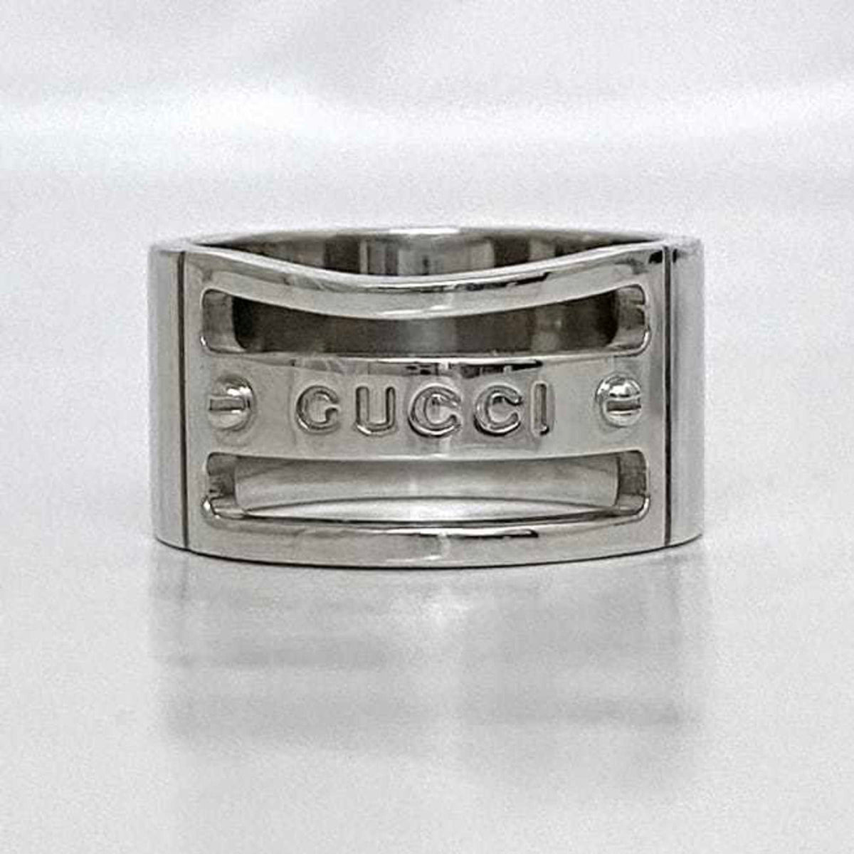 Gucci Silver 925 Band Ring (Pre-Owned)