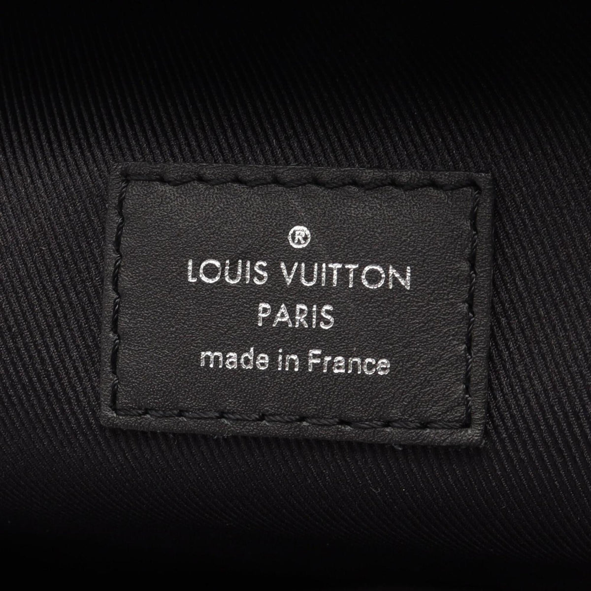 Louis Vuitton Black Pvc Leather Backpack Handbag (Pre-Owned)