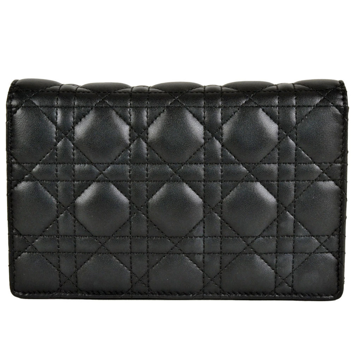 Christian Dior Black Leather Shoulder Bag (Pre-Owned)