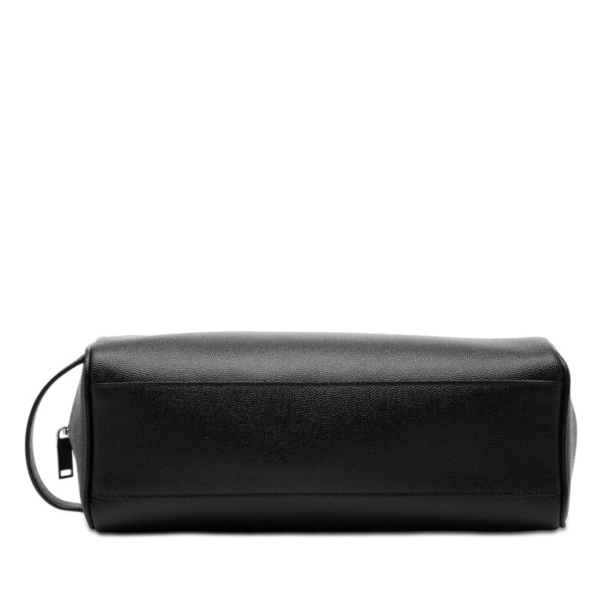 Saint Laurent Black Leather Pouch (Pre-Owned)