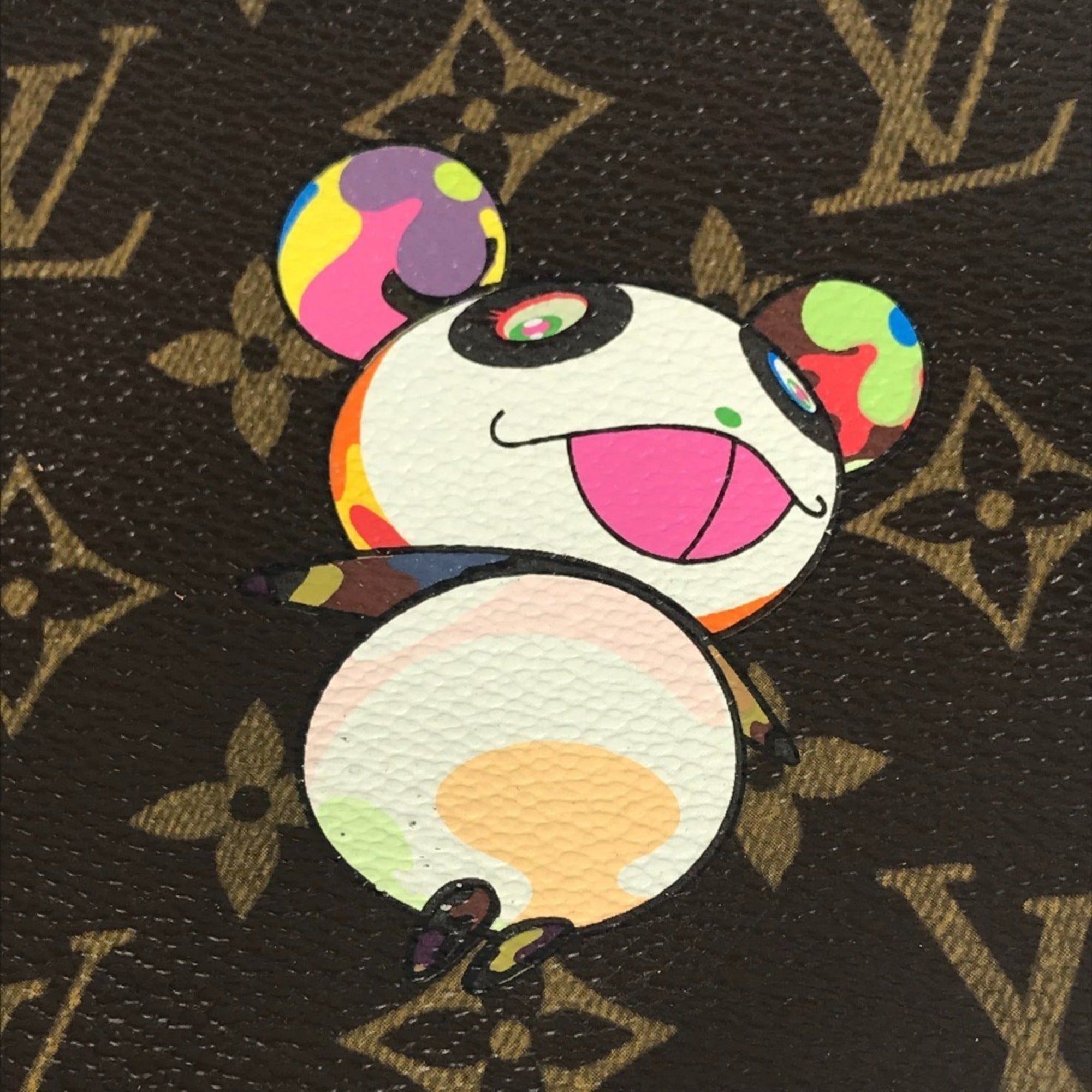 Louis Vuitton Brown Monogram Panda Monogram Handbag Pouch Shoulder Bag (Pre-Owned)