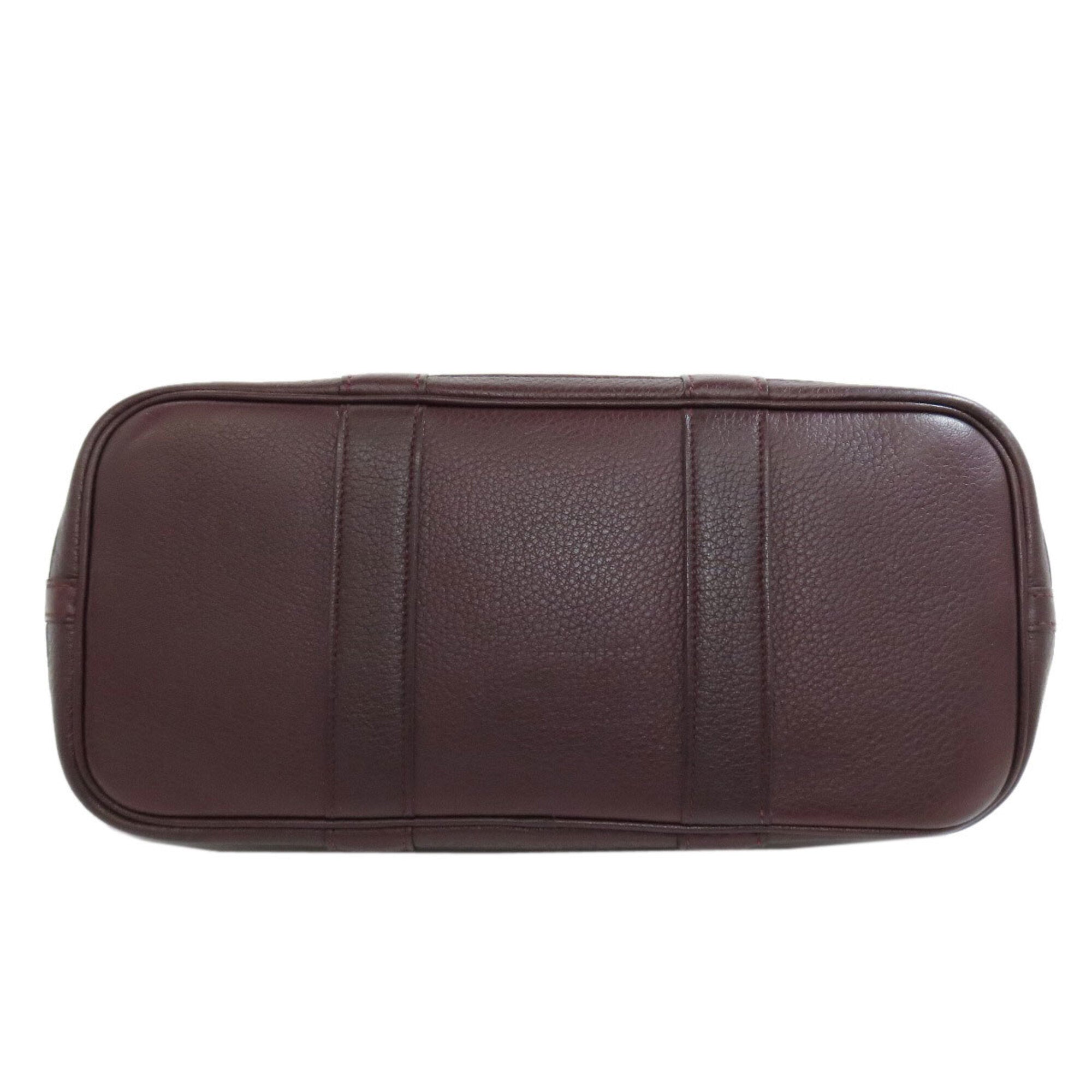 Hermes Bordeaux Negonda Leather Handbag (Pre-Owned)