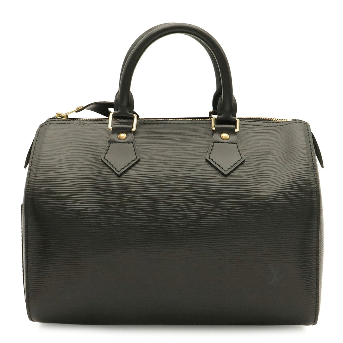Louis Vuitton Noir Epi Leather Boston Bag Handbag (Pre-Owned)