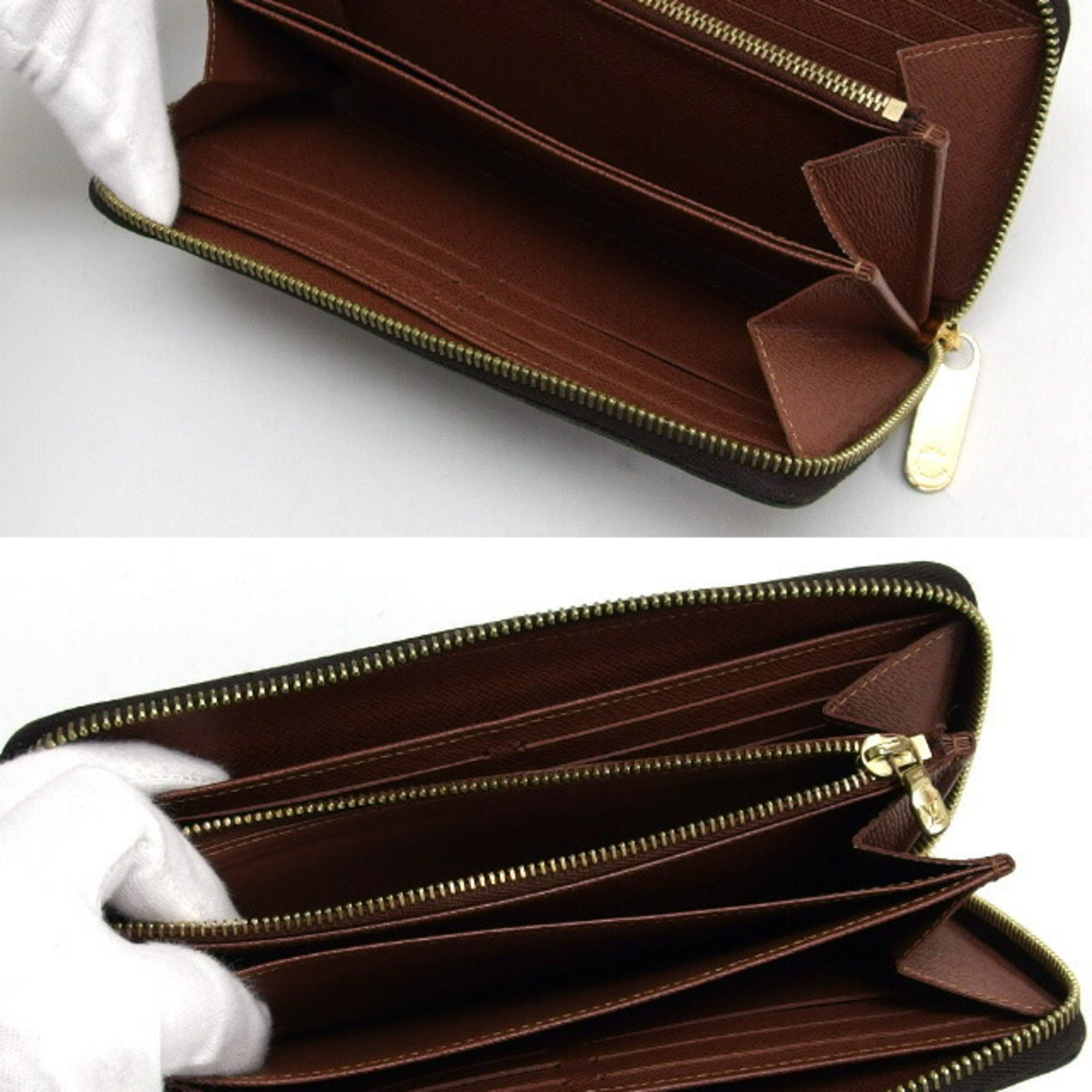 Louis Vuitton Monogram Canvas Long Wallet (Bi-Fold) (Pre-Owned)