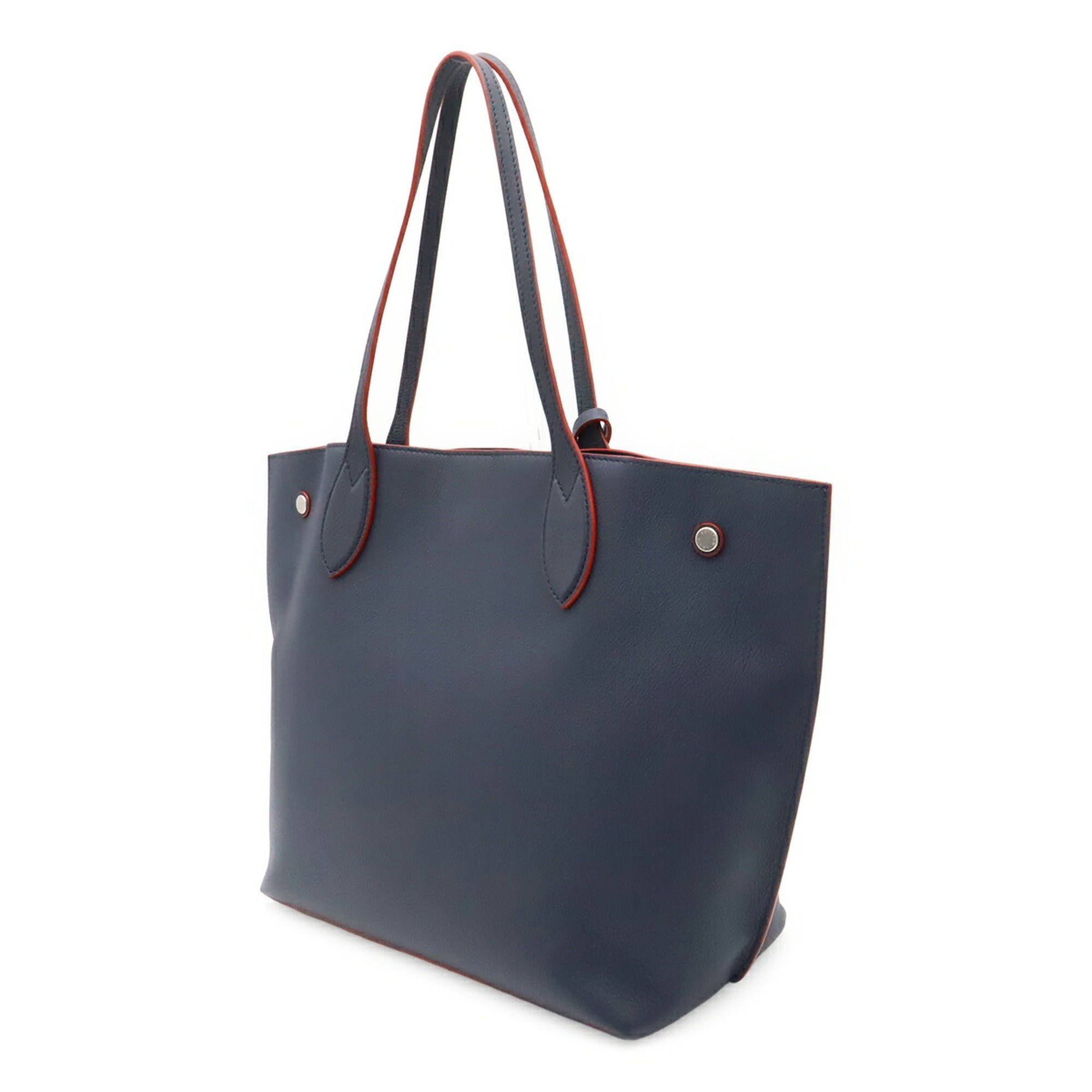 Louis Vuitton Marine Rouge Navy Leather Tote Bag (Pre-Owned)