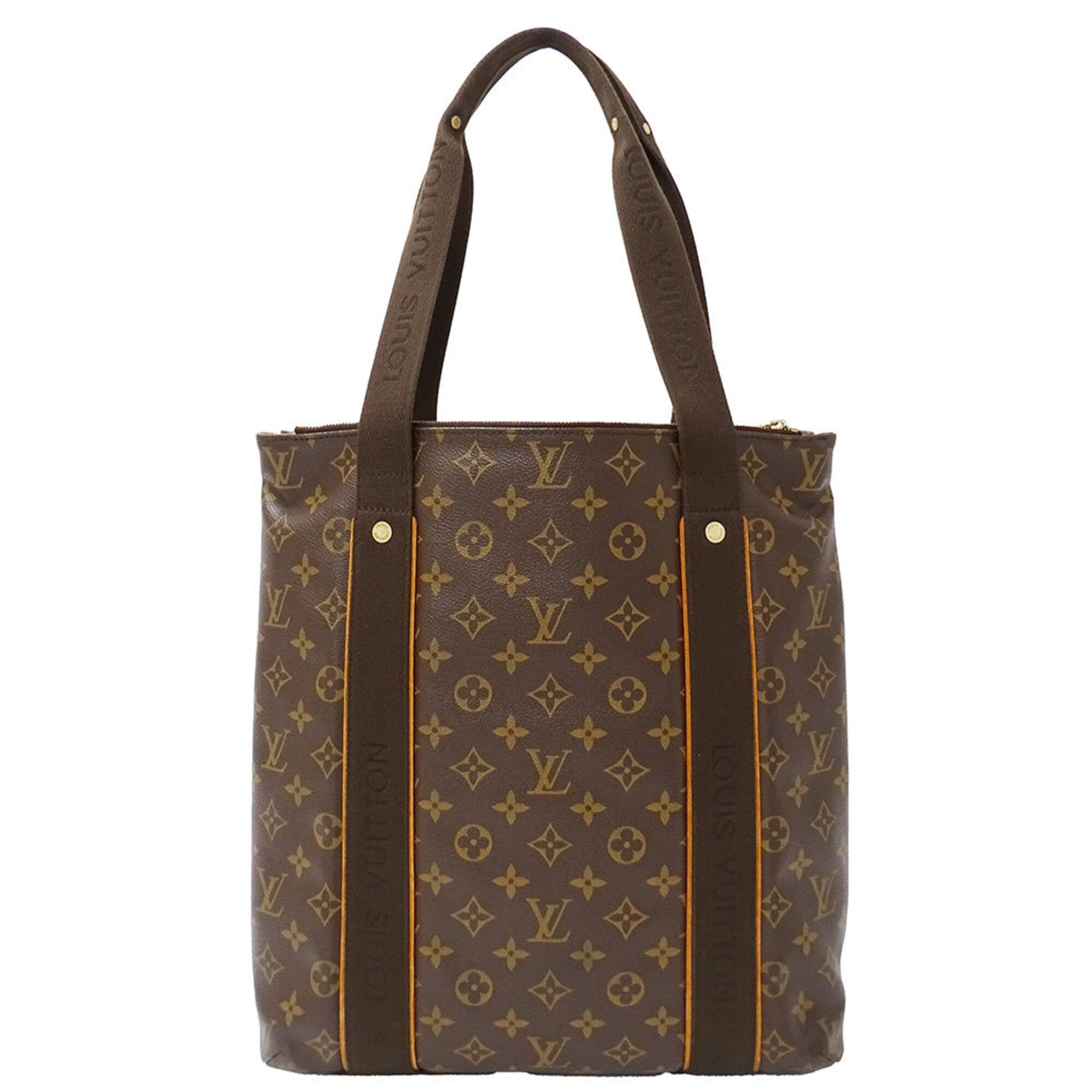 Louis Vuitton Brown Monogram Canvas Handbag Tote Bag (Pre-Owned)