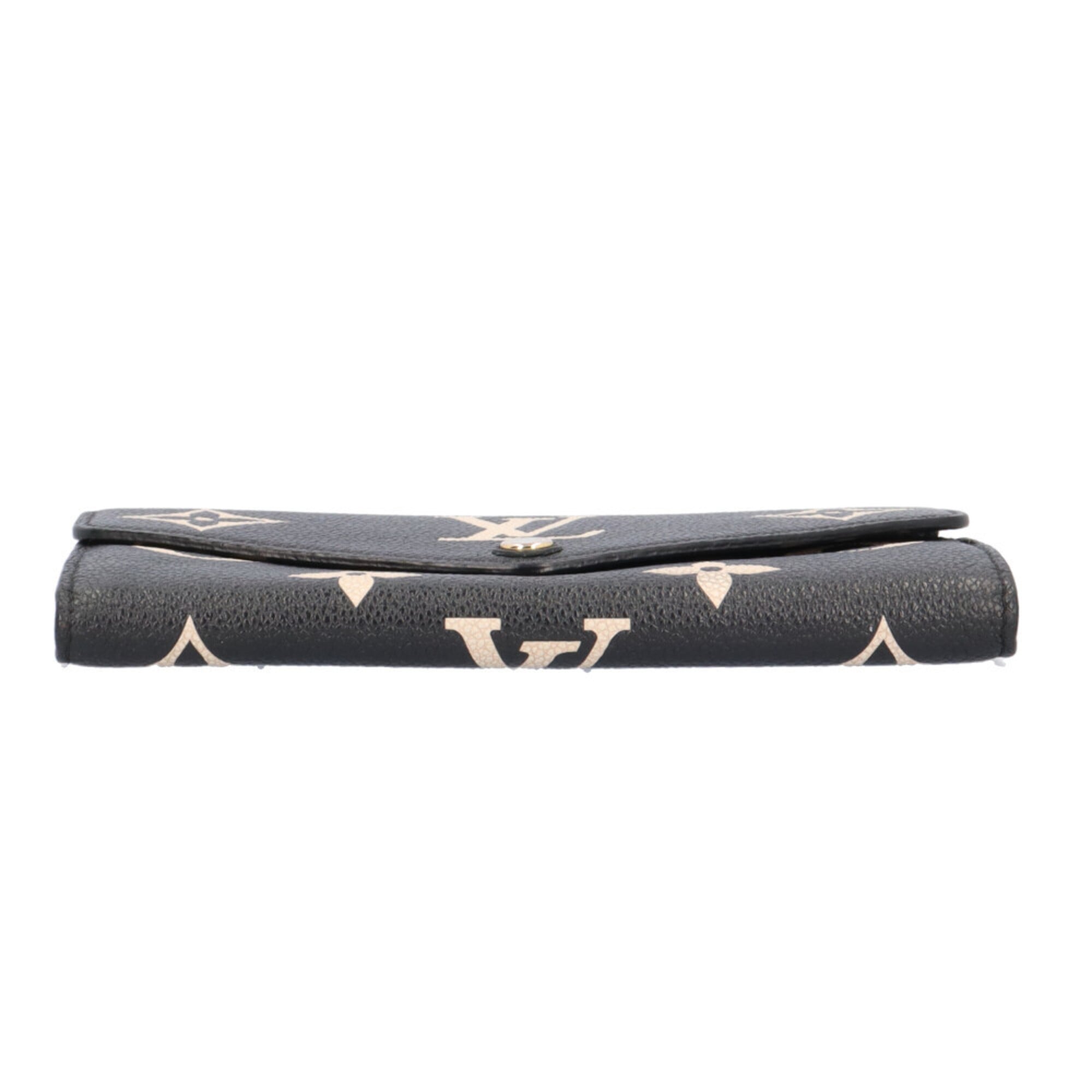 Louis Vuitton Empreinte Beige Brown Monogram Empreinte Long Wallet (Bi-Fold) (Pre-Owned)