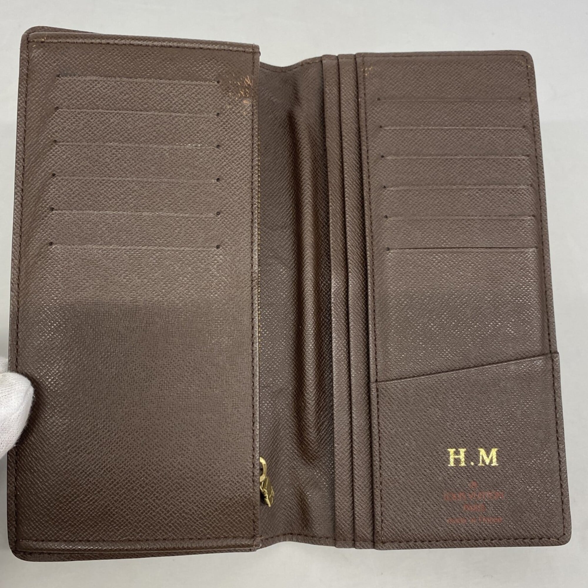 Louis Vuitton Ebene Long Wallet (Bi-Fold) (Pre-Owned)