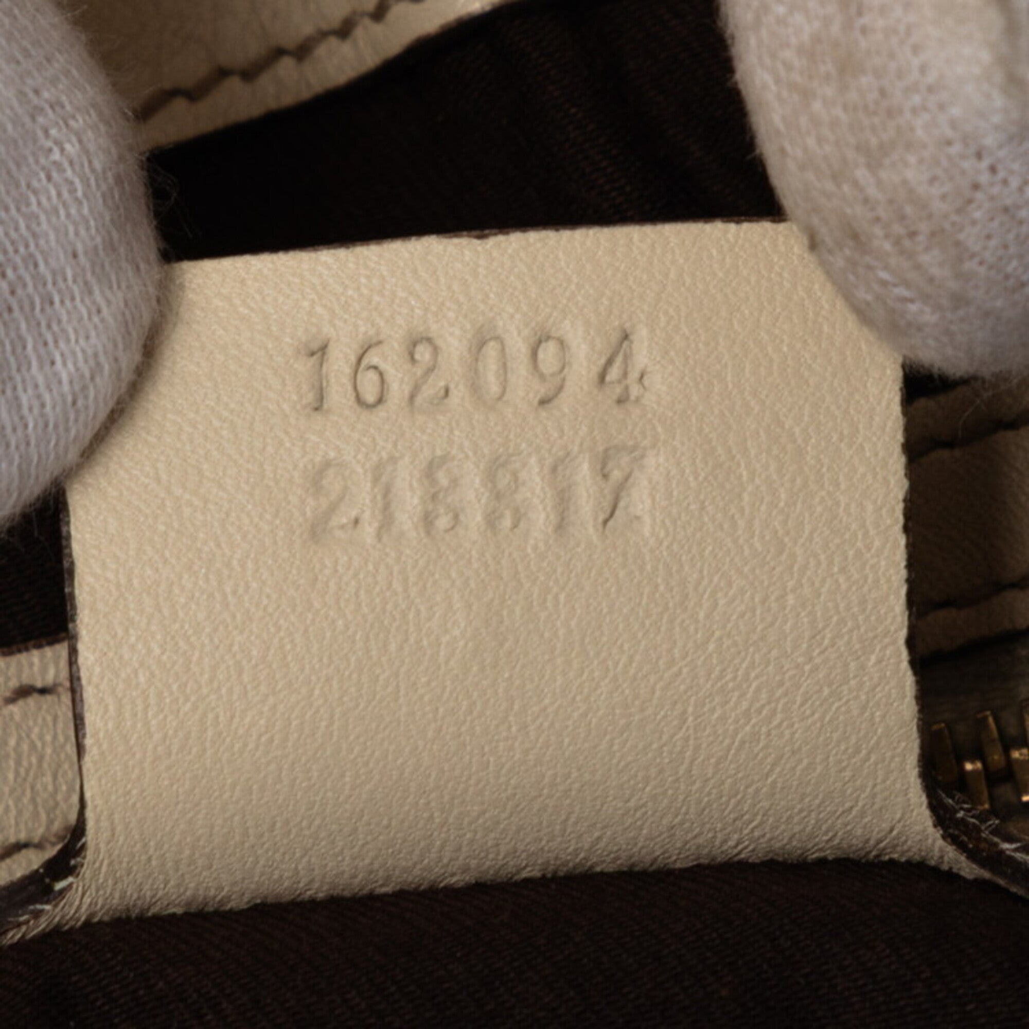 Gucci Beige Ivory Leather Shoulder Bag Tote Bag (Pre-Owned)