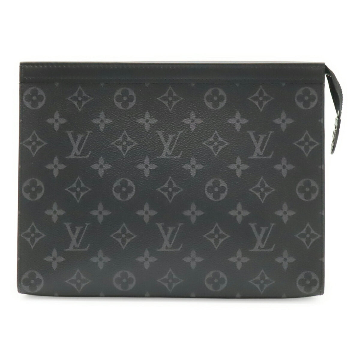 Louis Vuitton Black Gray Monogram Eclipse Monogram Eclipse Clutch Bag Pochette (Pre-Owned)