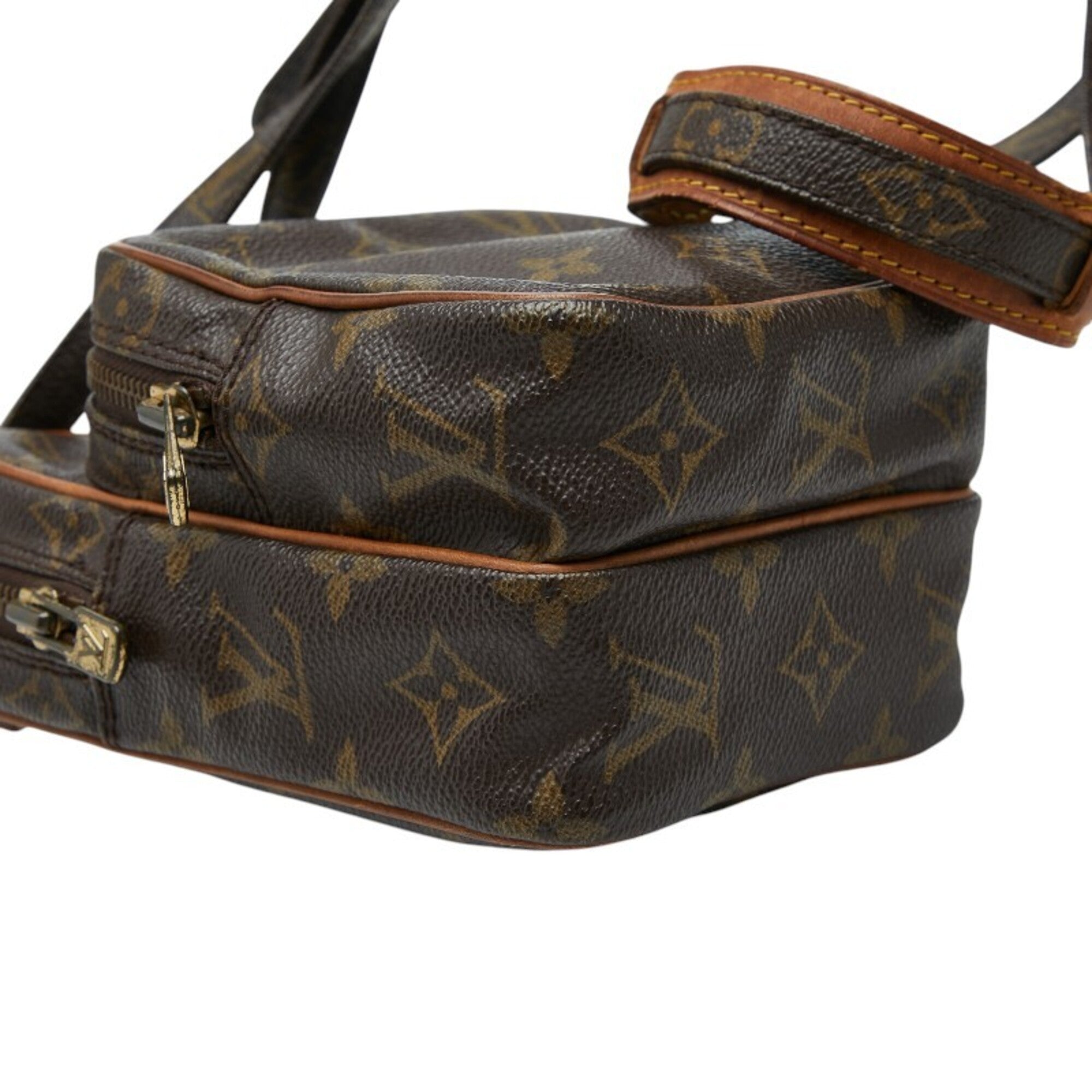 Louis Vuitton Brown Pvc Leather Shoulder Bag (Pre-Owned)