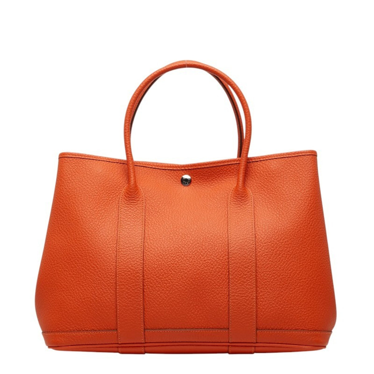 Hermes Capucine Orange Country Leather Handbag Tote Bag (Pre-Owned)