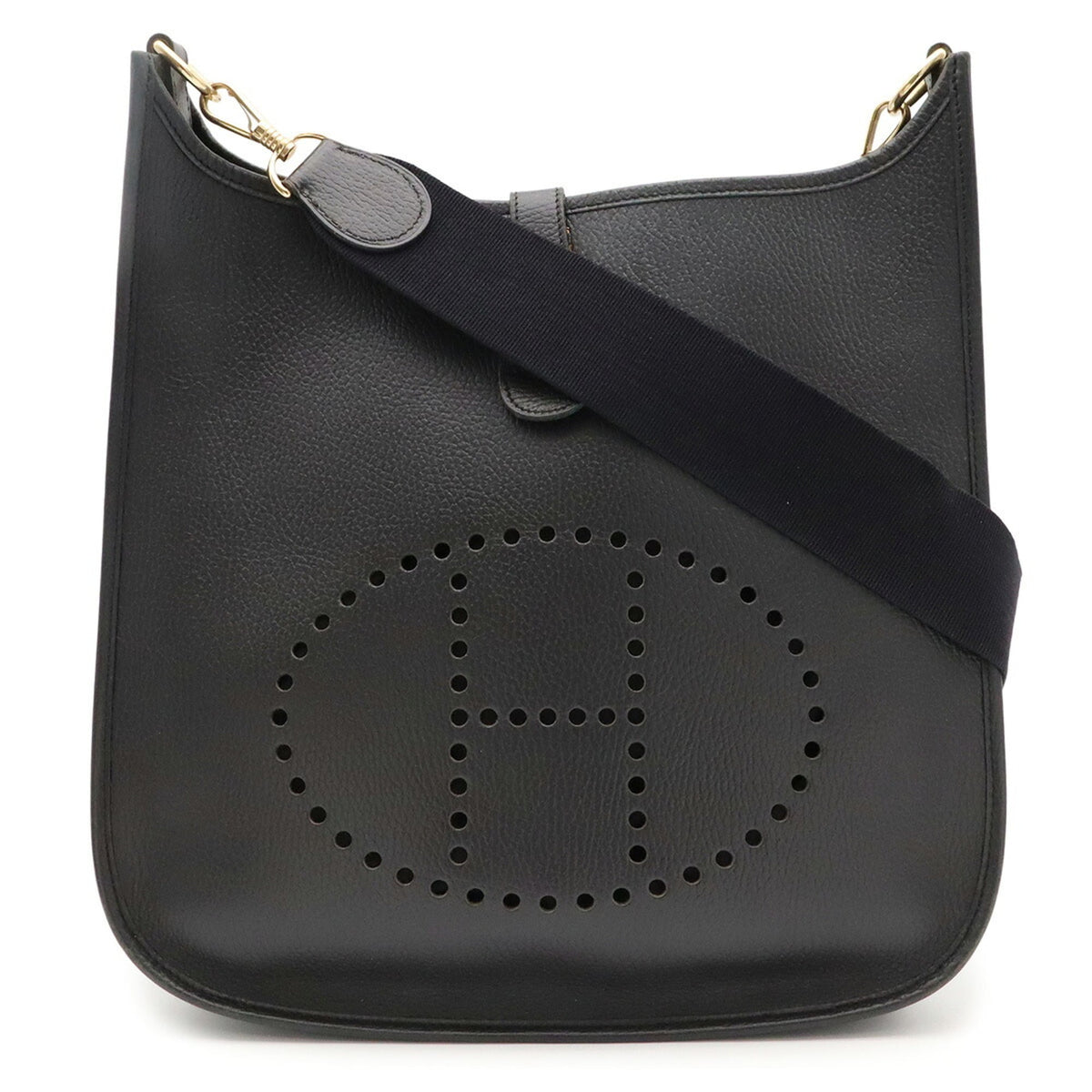 Hermes Black Ardennes Leather Shoulder Bag (Pre-Owned)