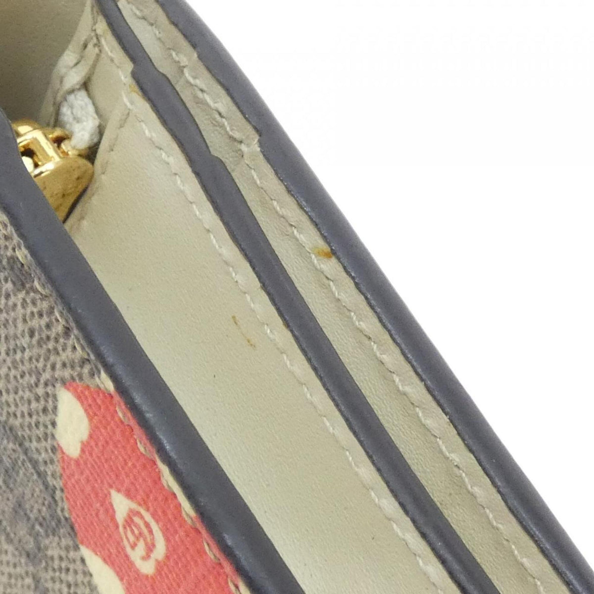 Gucci Beige Multi-Color Gg Supreme Wallet (Bi-Fold) (Pre-Owned)